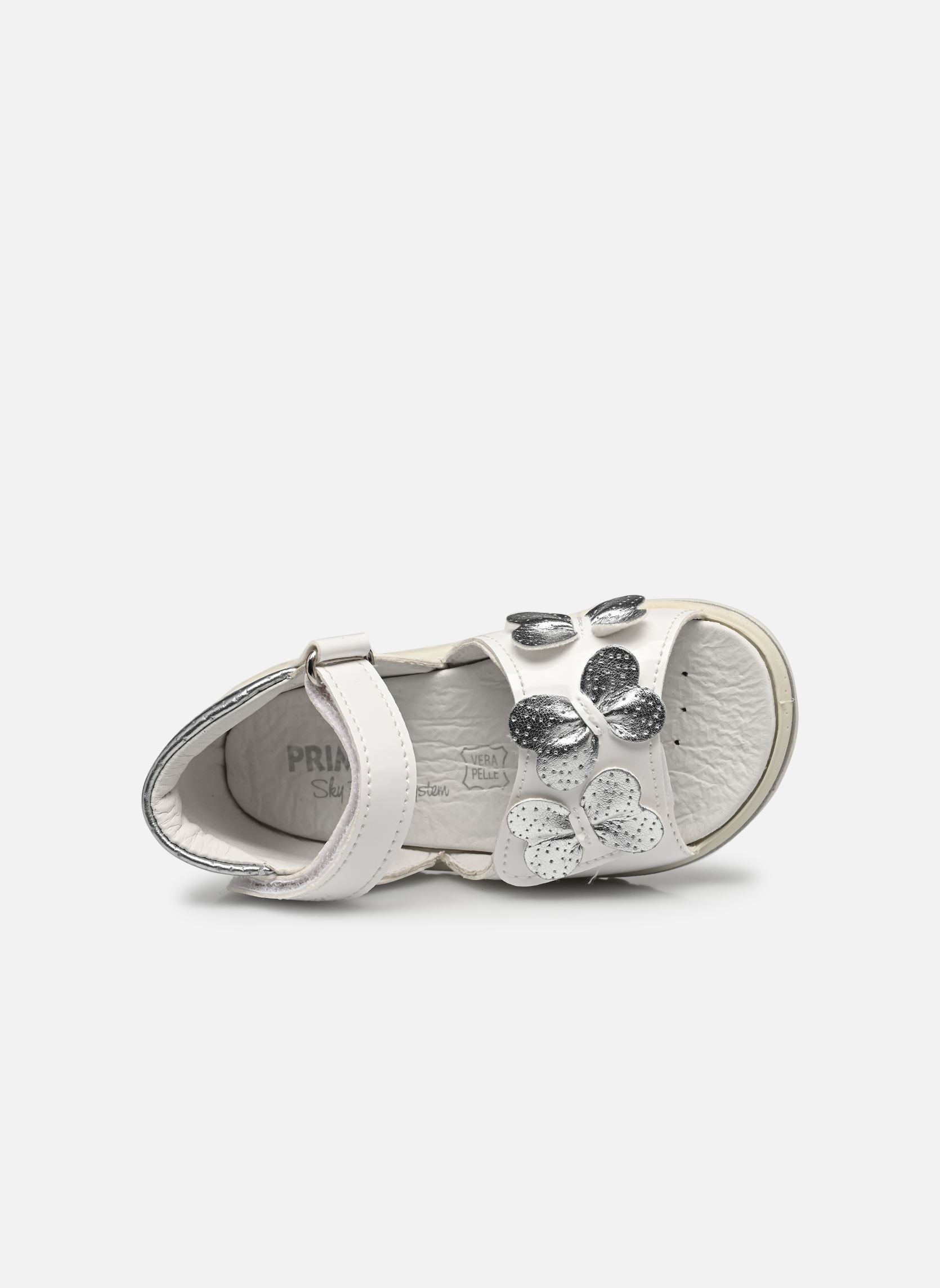 Sandales Baby Sweet fille blanc Primigi Sandales Baby Sweet fille blanc BIANCO/ARGENTO