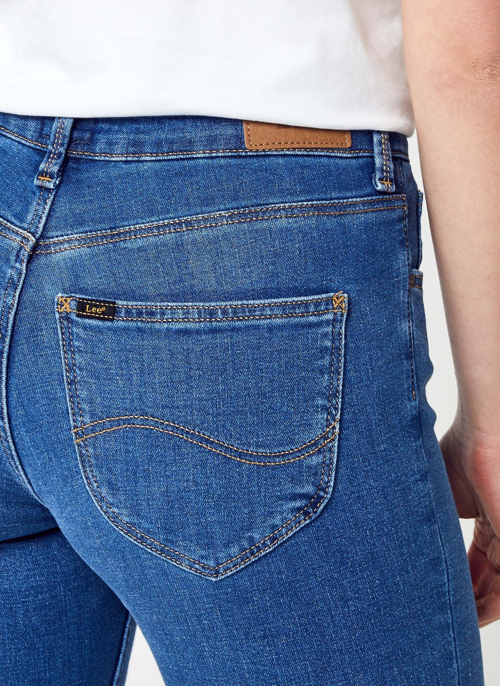 Jeans droit MARION STRAIGHT MID ADA femme bleu Lee Jeans droit MARION STRAIGHT MID ADA femme bleu BLEU