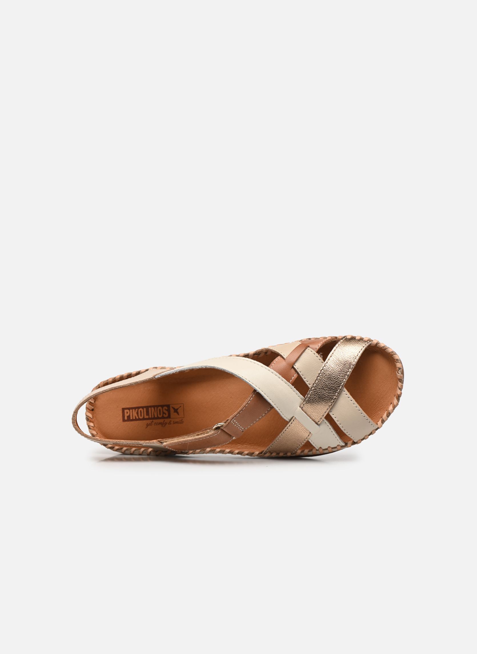 Keil- und Plateausandalen Cadaques W8K-0741C2 damen beige Pikolinos Keil- und Plateausandalen Cadaques W8K-0741C2 damen beige MARFIL