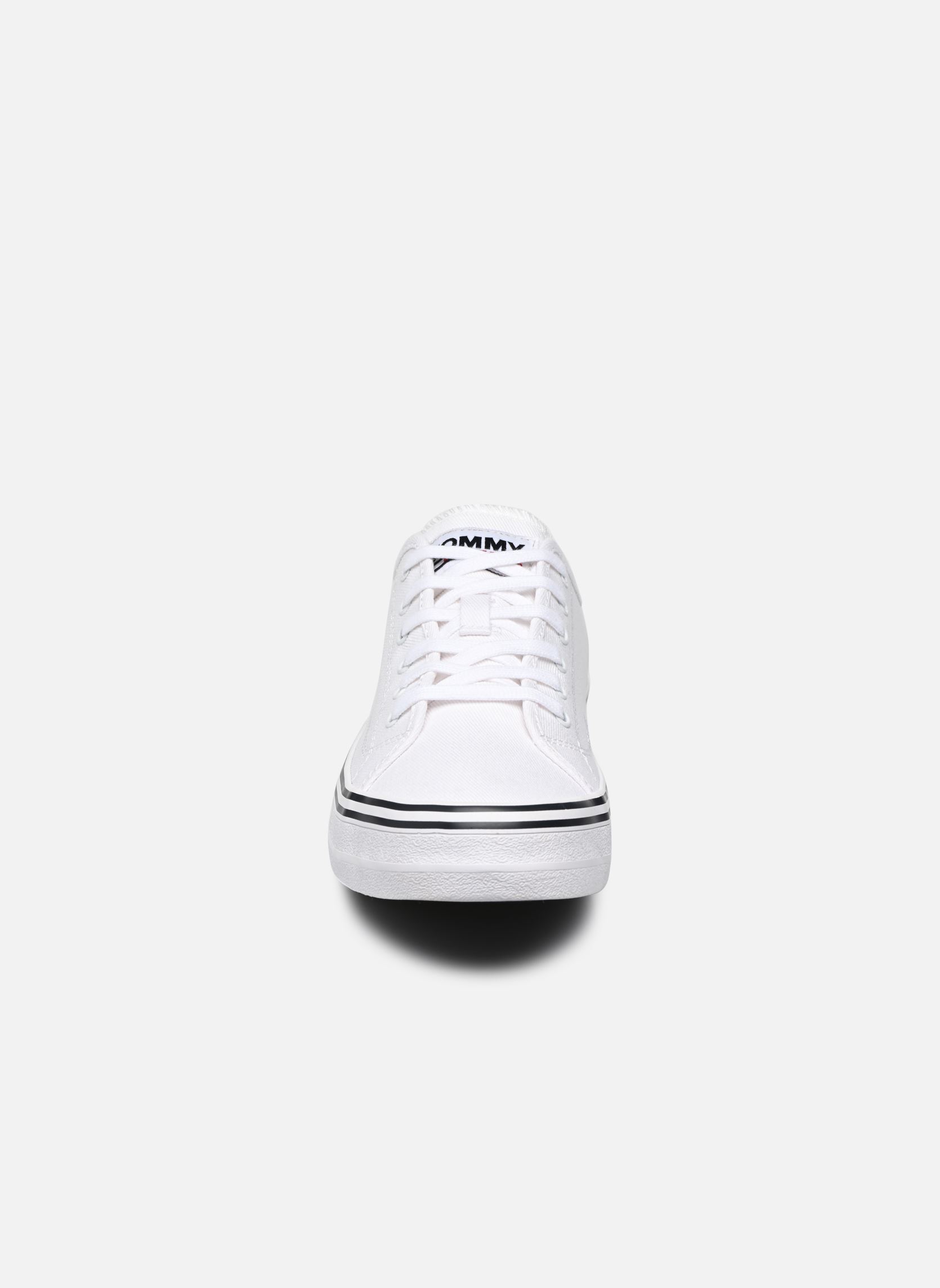 Baskets basses TOMMY JEANS ESSENTIAL LOW CUT homme blanc Tommy Hilfiger Baskets basses TOMMY JEANS ESSENTIAL LOW CUT homme blanc WHITE