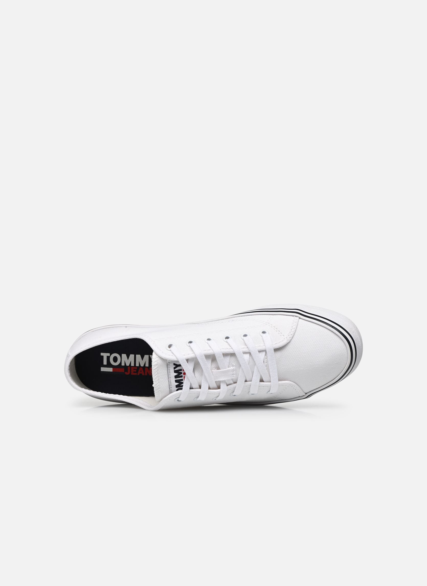 Baskets basses TOMMY JEANS ESSENTIAL LOW CUT homme blanc Tommy Hilfiger Baskets basses TOMMY JEANS ESSENTIAL LOW CUT homme blanc WHITE