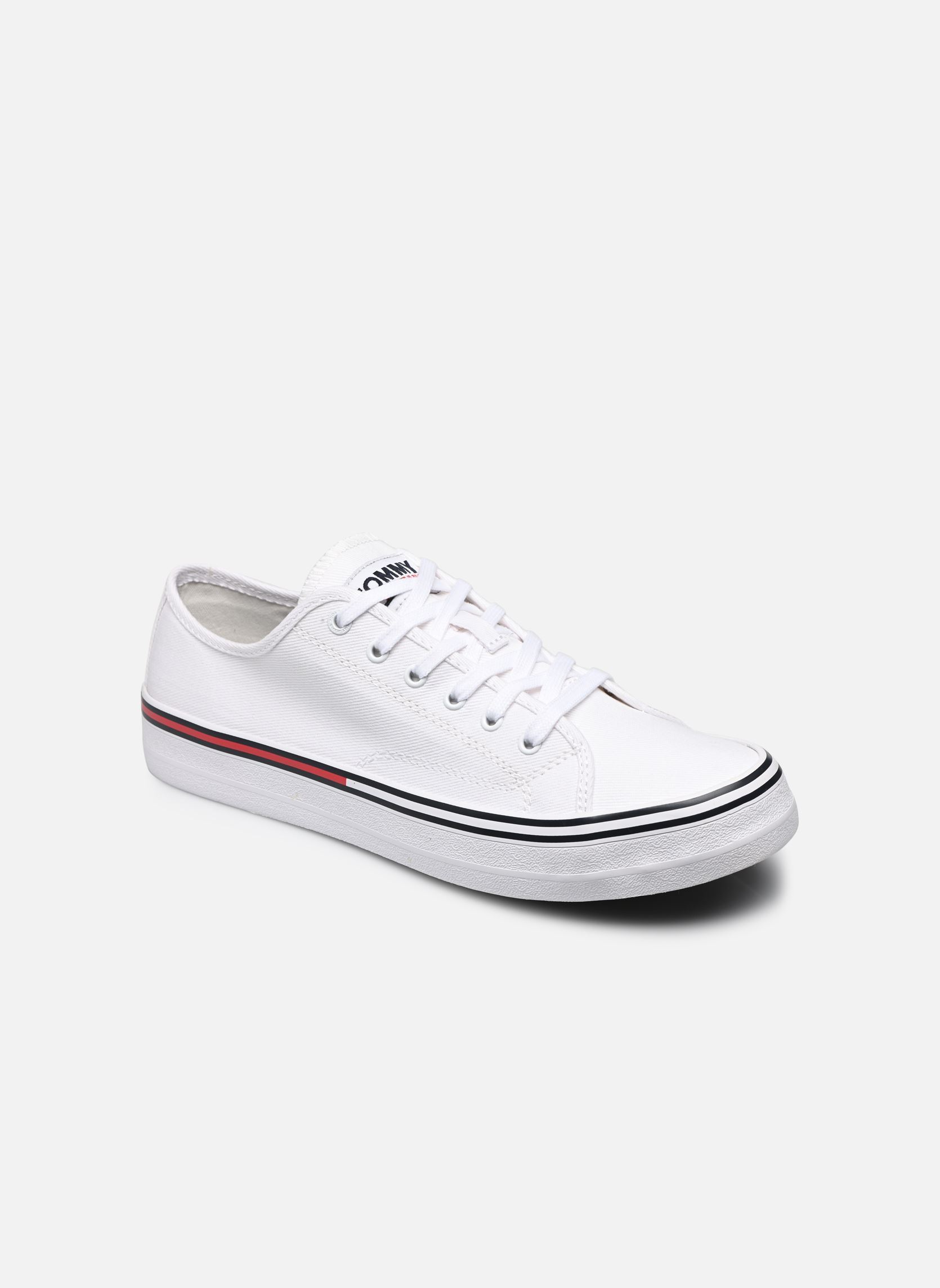 Baskets basses TOMMY JEANS ESSENTIAL LOW CUT homme blanc Tommy Hilfiger Baskets basses TOMMY JEANS ESSENTIAL LOW CUT homme blanc WHITE
