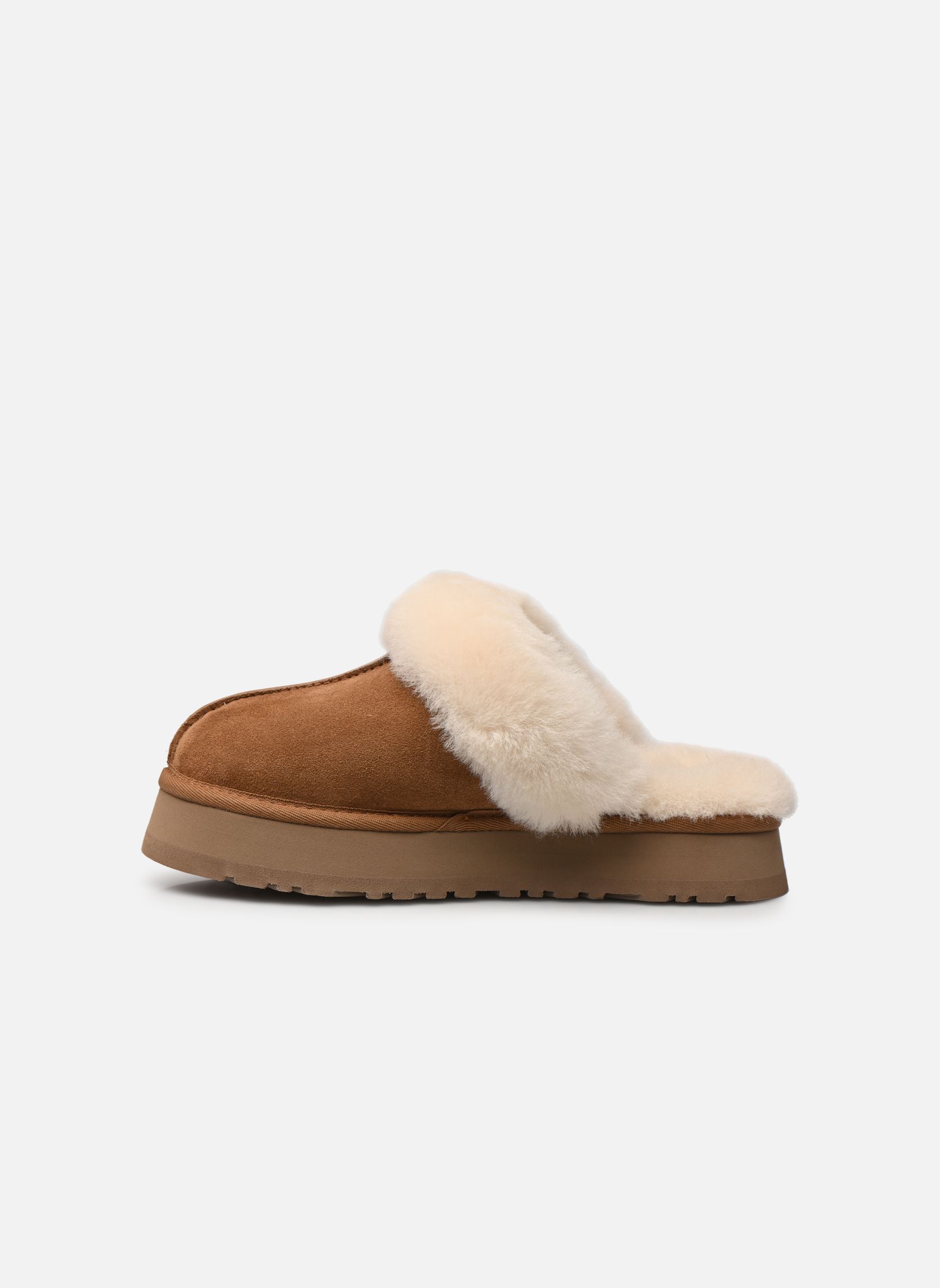 Chaussons W DISQUETTE femme marron UGG Chaussons W DISQUETTE femme marron CHESTNUT
