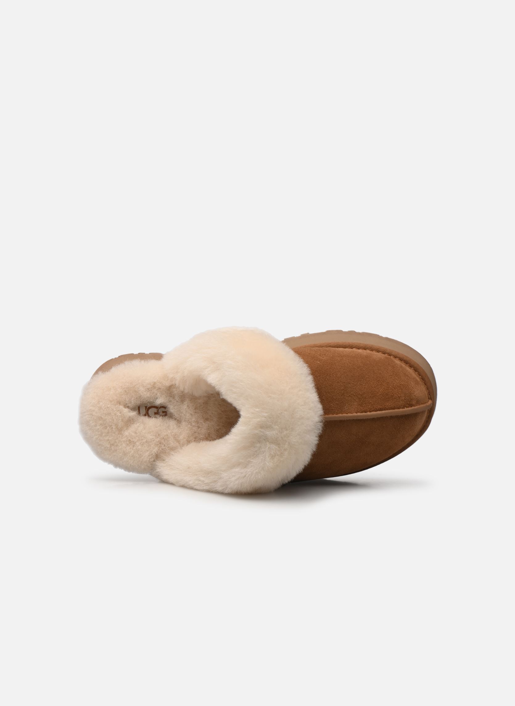 Chaussons W DISQUETTE femme marron UGG Chaussons W DISQUETTE femme marron CHESTNUT