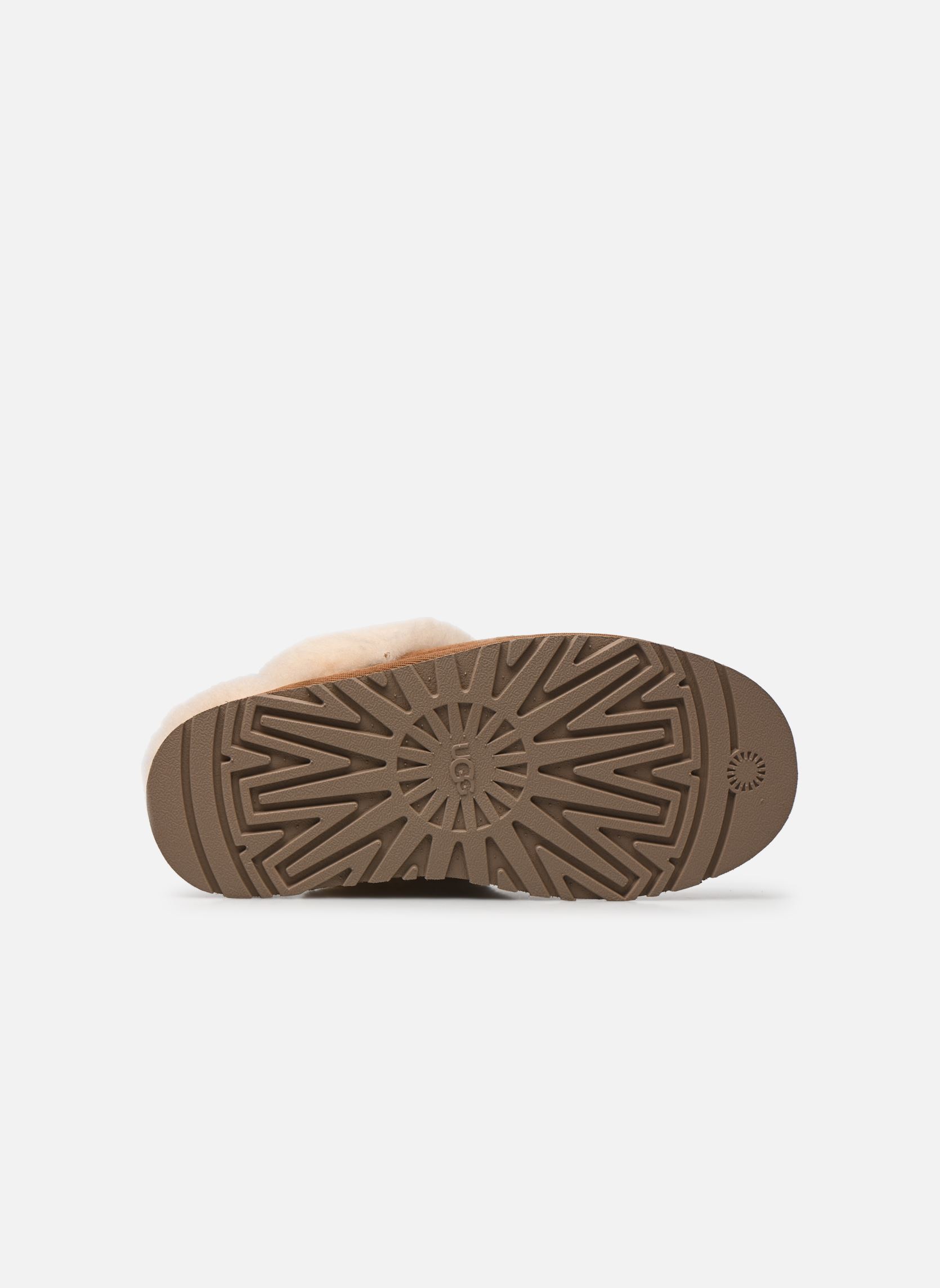 Chaussons W DISQUETTE femme marron UGG Chaussons W DISQUETTE femme marron CHESTNUT