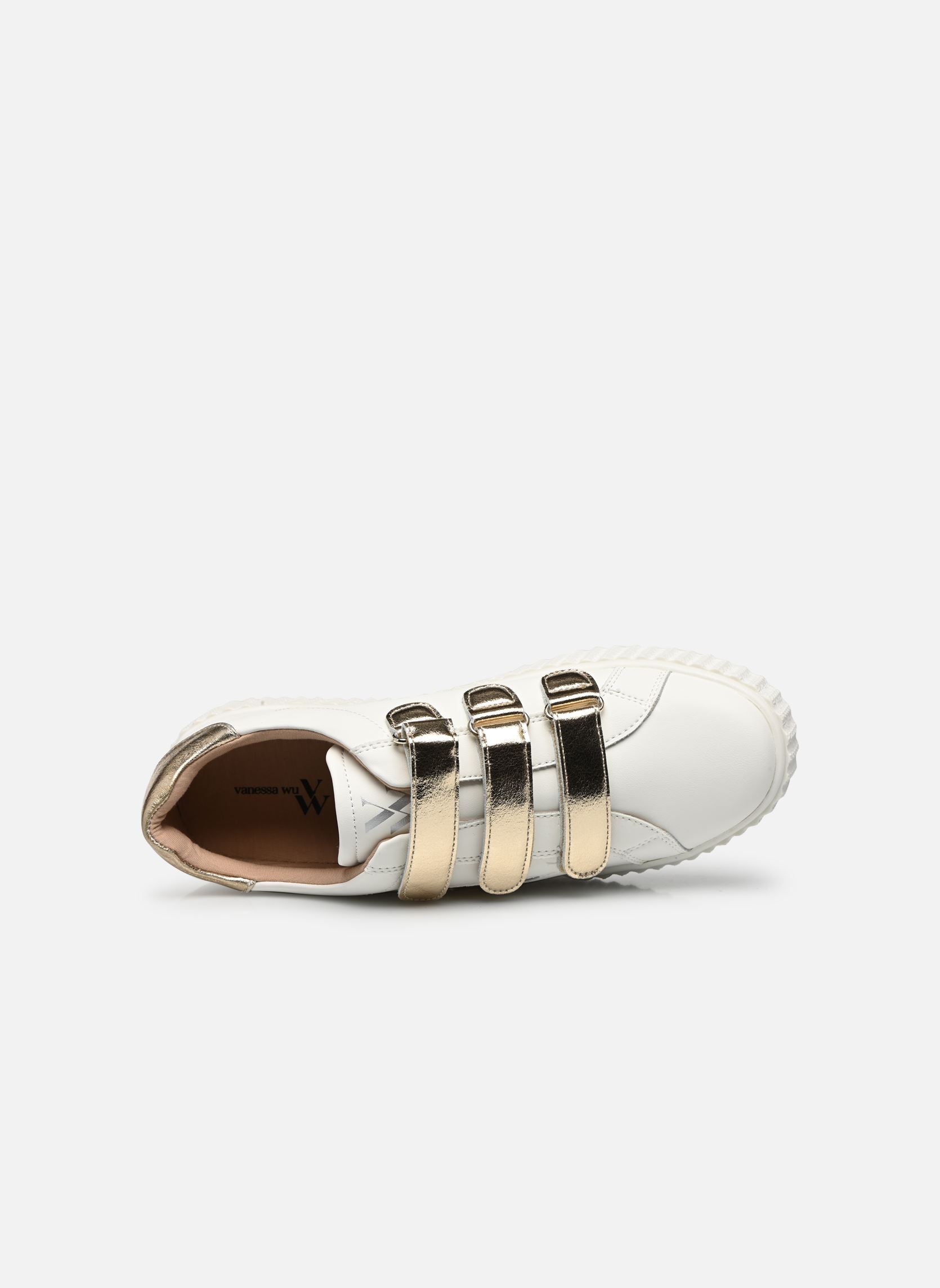 Baskets basses Marilou femme blanc Vanessa Wu Baskets basses Marilou femme blanc Or