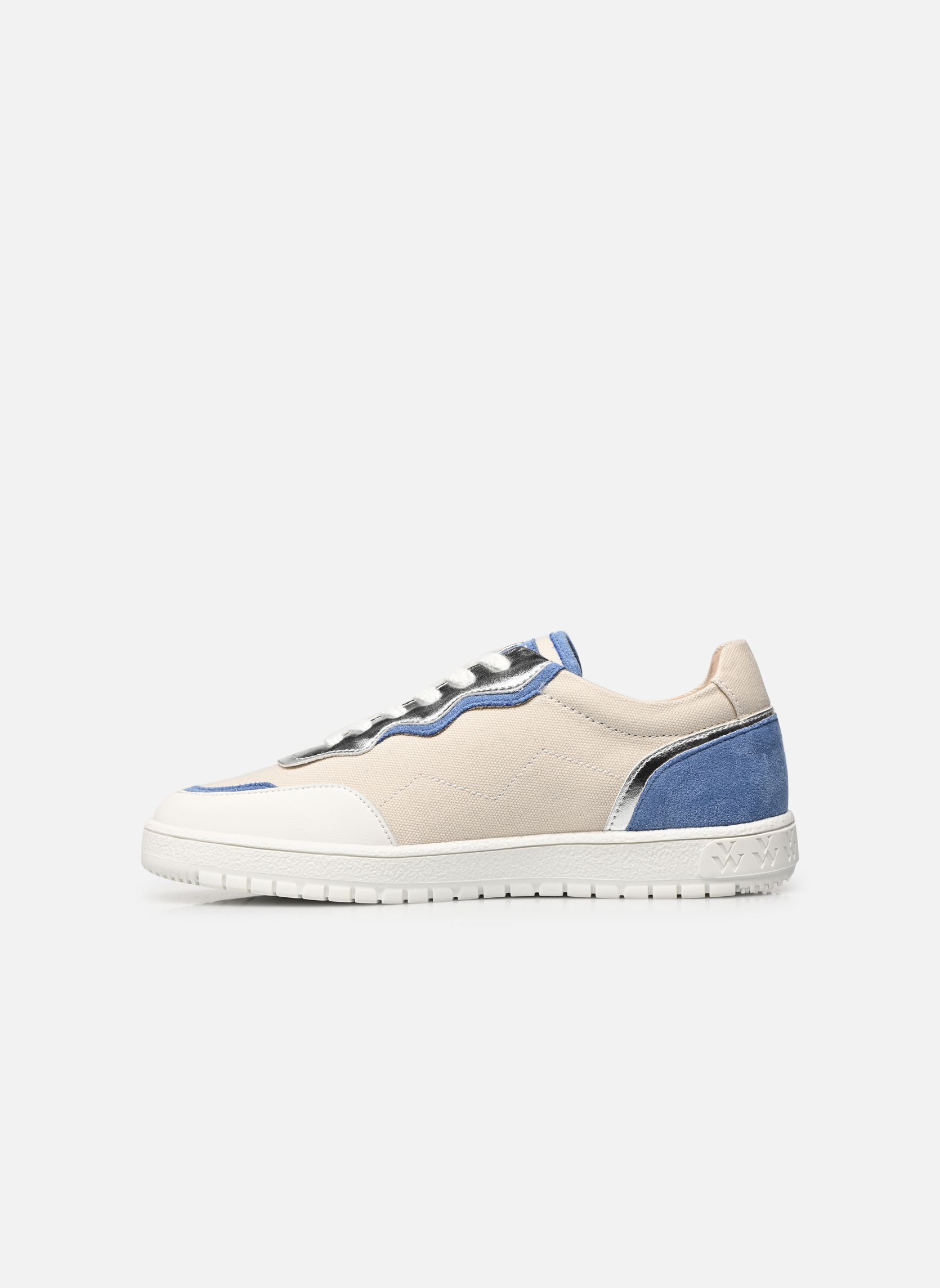 Baskets toile BK2415 femme argent Vanessa Wu Baskets toile BK2415 femme argent Argent