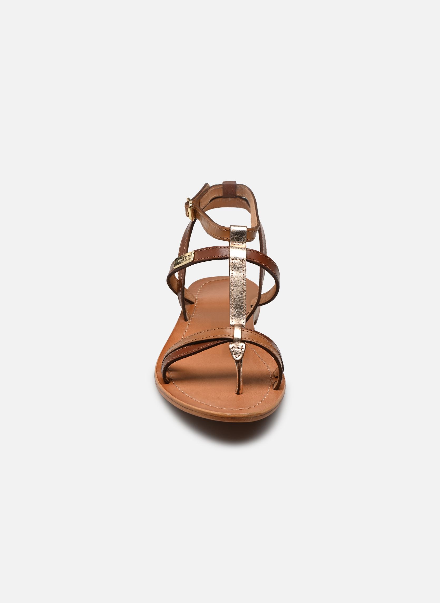 Sandalen HILIDOS dames bruin Les Tropéziennes par M Belarbi Sandalen HILIDOS dames bruin TAN/MULTI