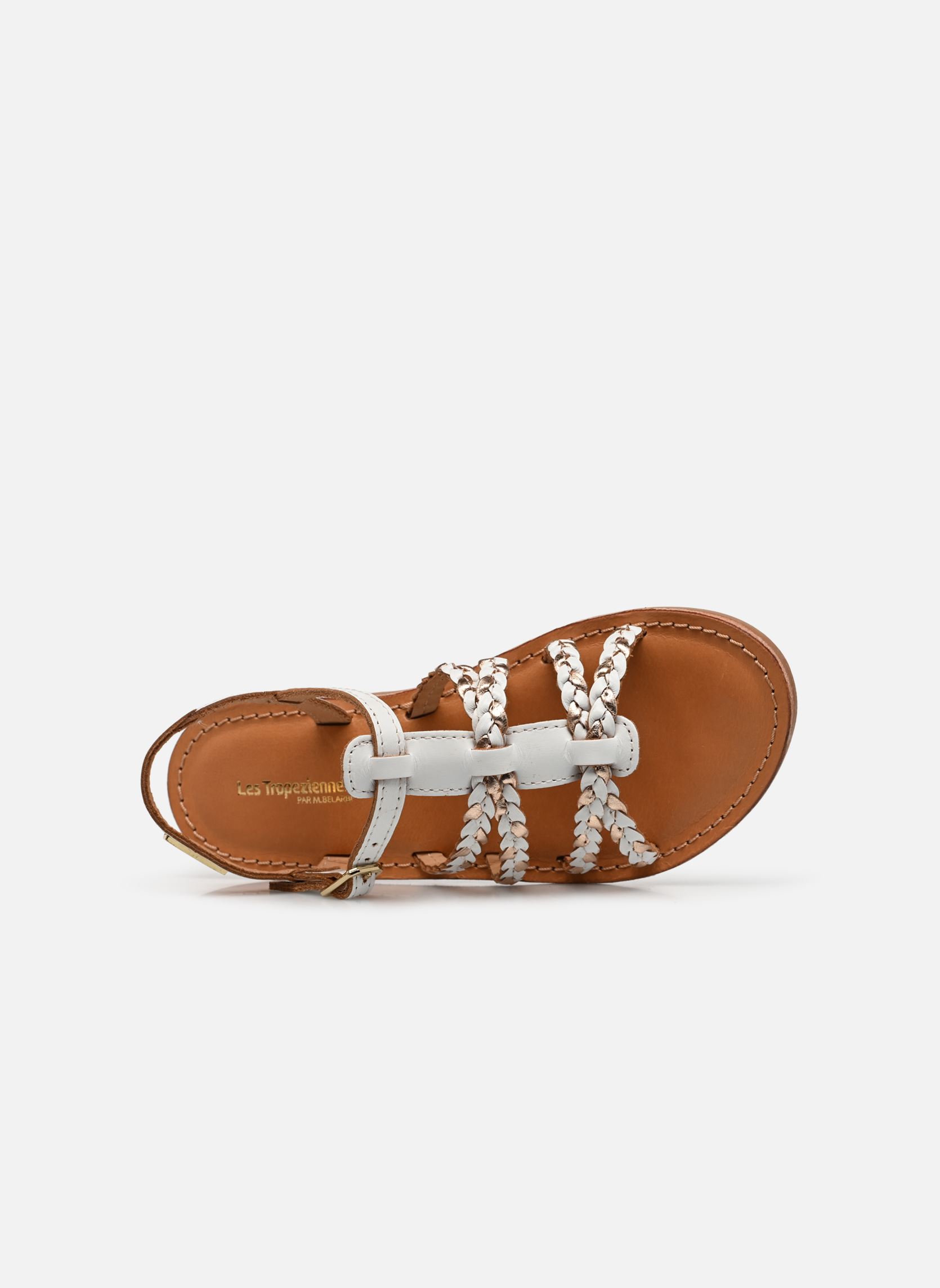 Sandales BAIA fille blanc Les Tropéziennes par M Belarbi Sandales BAIA fille blanc BLANC/MULTI