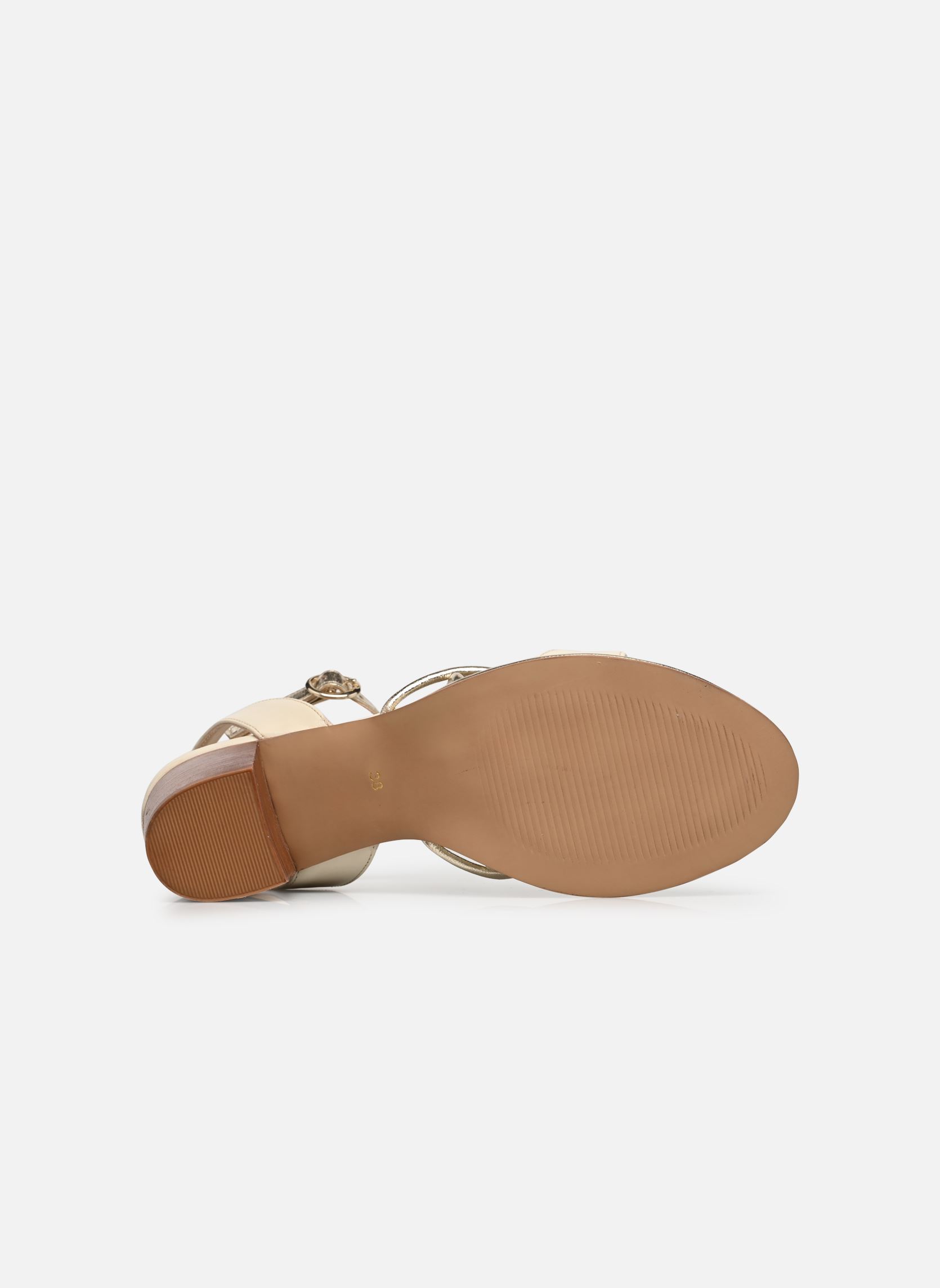 Sandalias LILON mujer blanco Les Tropéziennes par M Belarbi Sandalias LILON mujer blanco BLANC OR