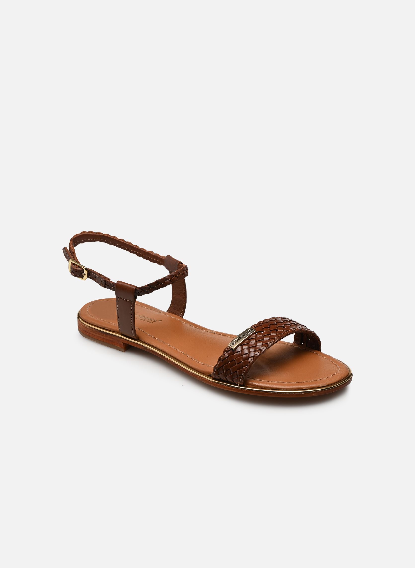 Sandales HIPPY femme marron Les Tropéziennes par M Belarbi Sandales HIPPY femme marron TAN