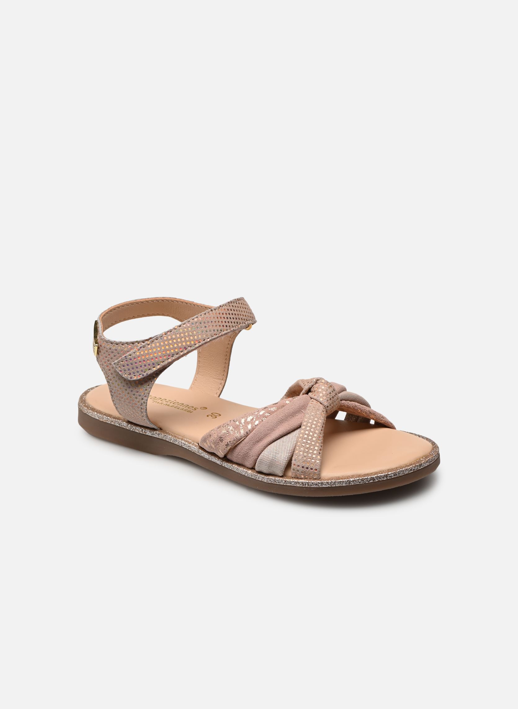 Sandali IZA bambina rosa Les Tropéziennes par M Belarbi Sandali IZA bambina rosa ROSE/MULTI