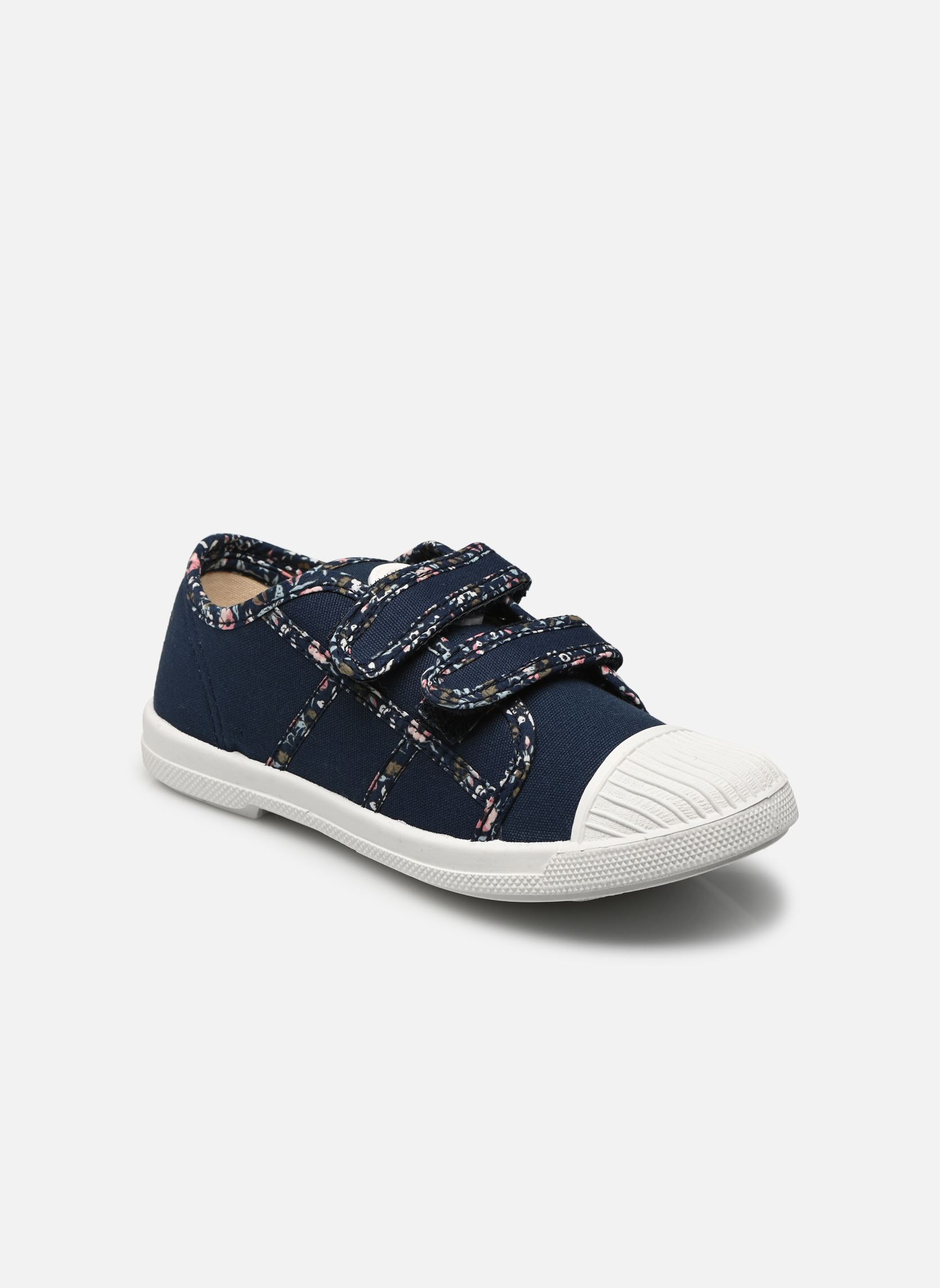 Baskets basses CLORY fille bleu Les Tropéziennes par M Belarbi Baskets basses CLORY fille bleu MARINE/FLEUR