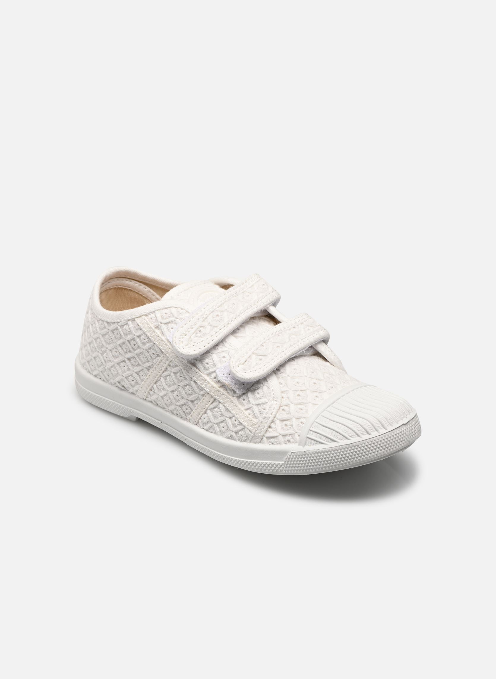 Baskets basses CLORY fille blanc Les Tropéziennes par M Belarbi Baskets basses CLORY fille blanc BLANC BRODERIE