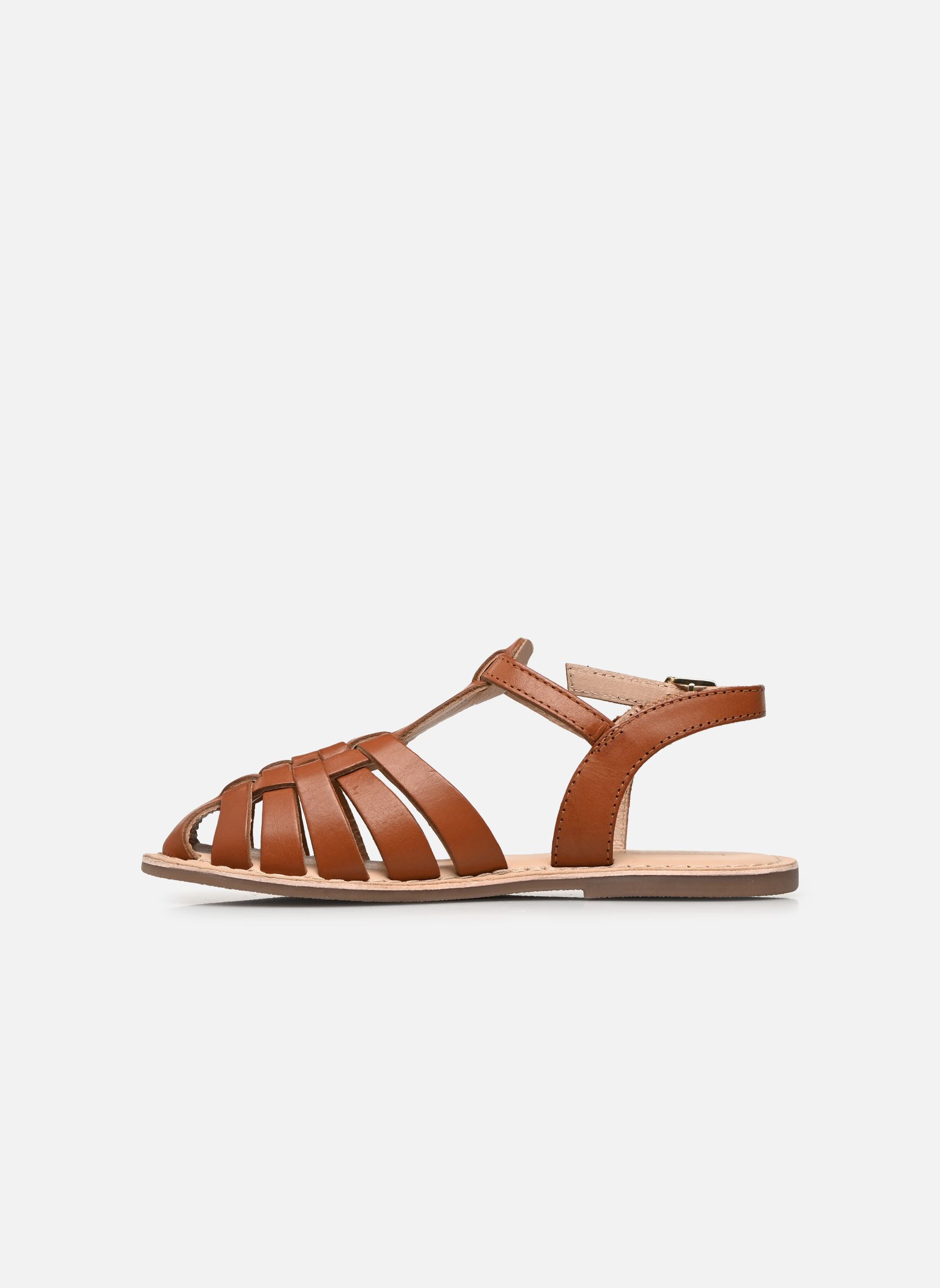 Sandales IDENE fille marron Les Tropéziennes par M Belarbi Sandales IDENE fille marron TAN