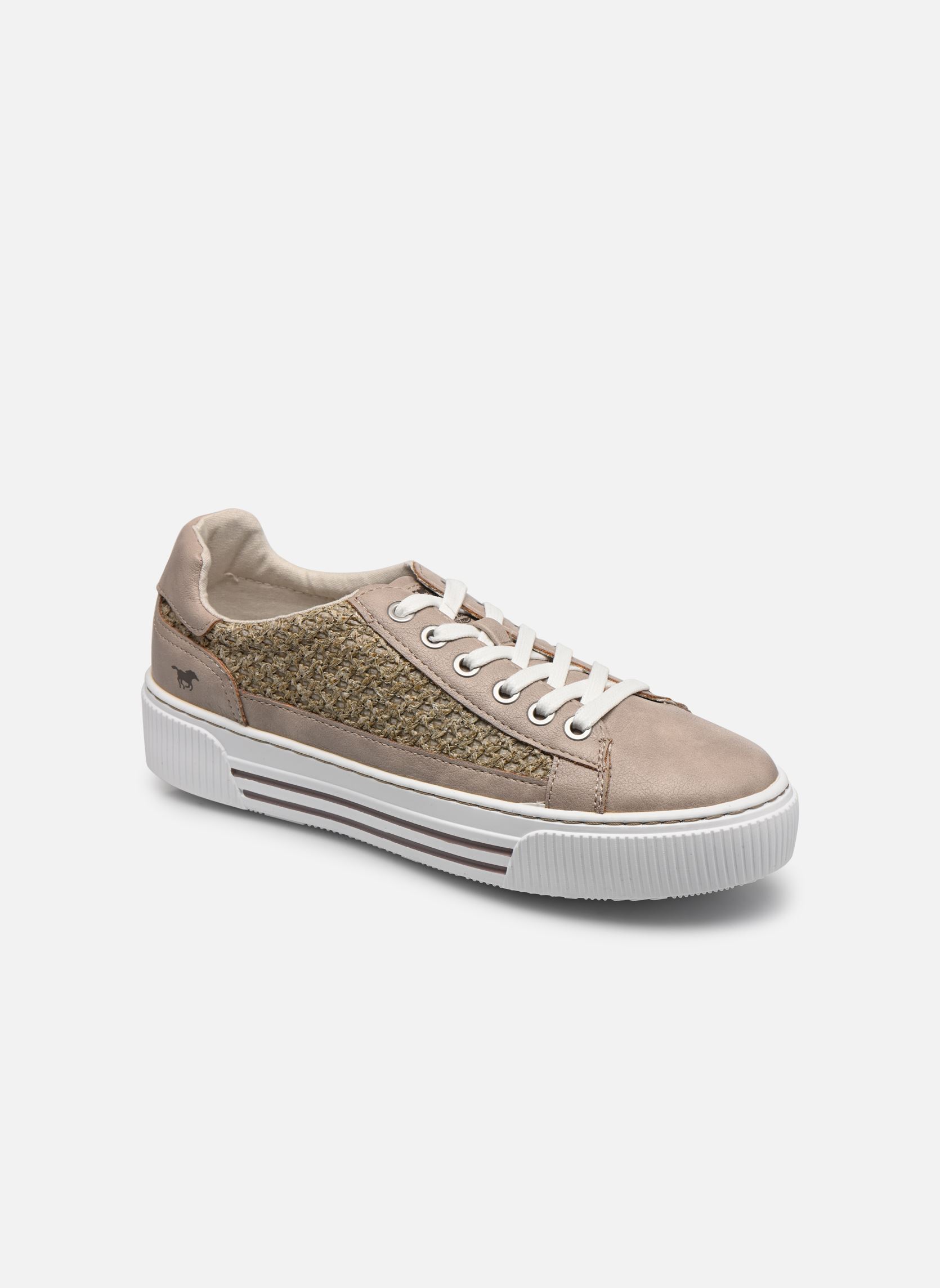 Baskets basses Elvas femme beige Mustang shoes Baskets basses Elvas femme beige Beige
