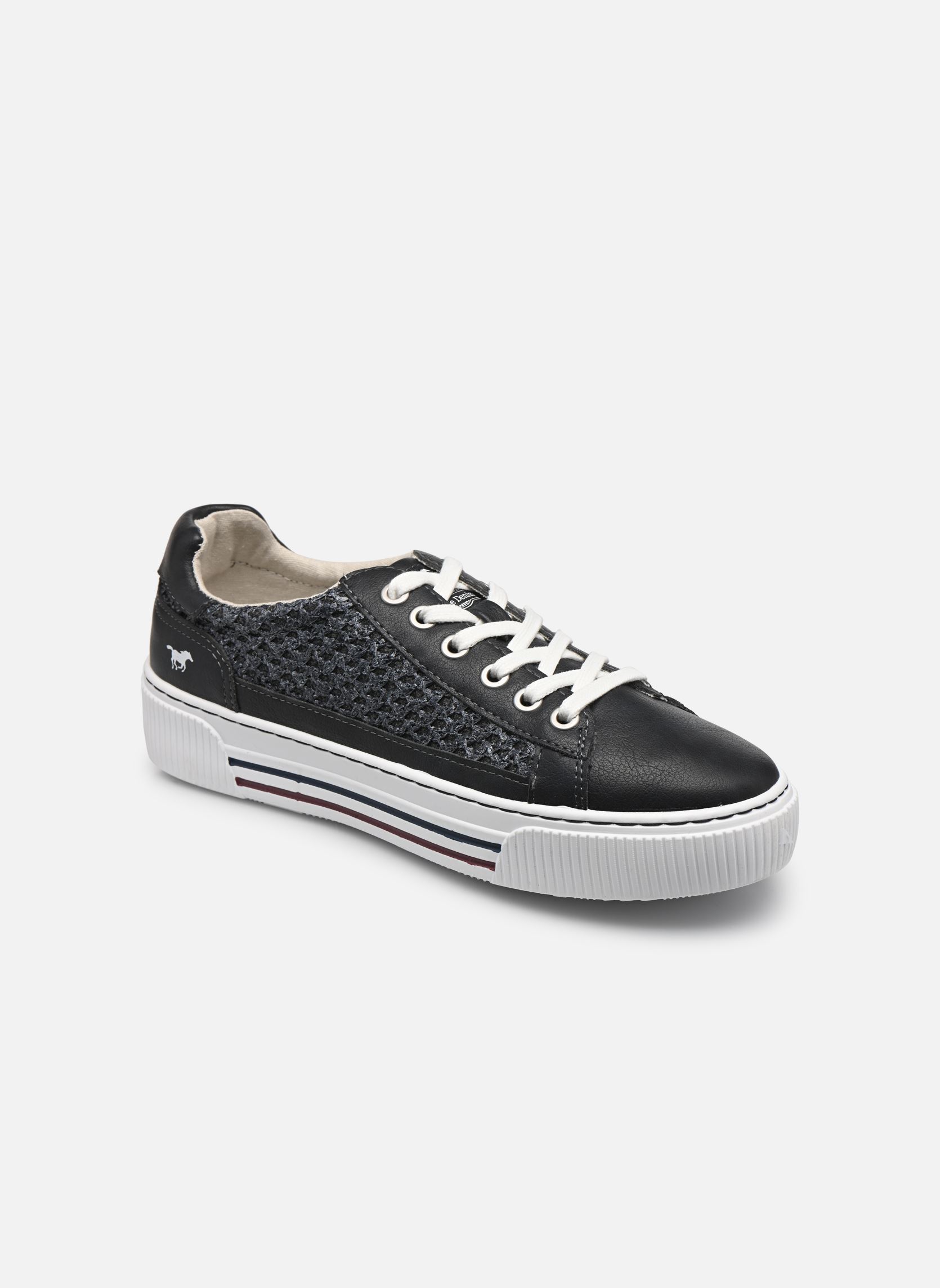 Lage sneakers Elvas dames blauw Mustang shoes Lage sneakers Elvas dames blauw Navy