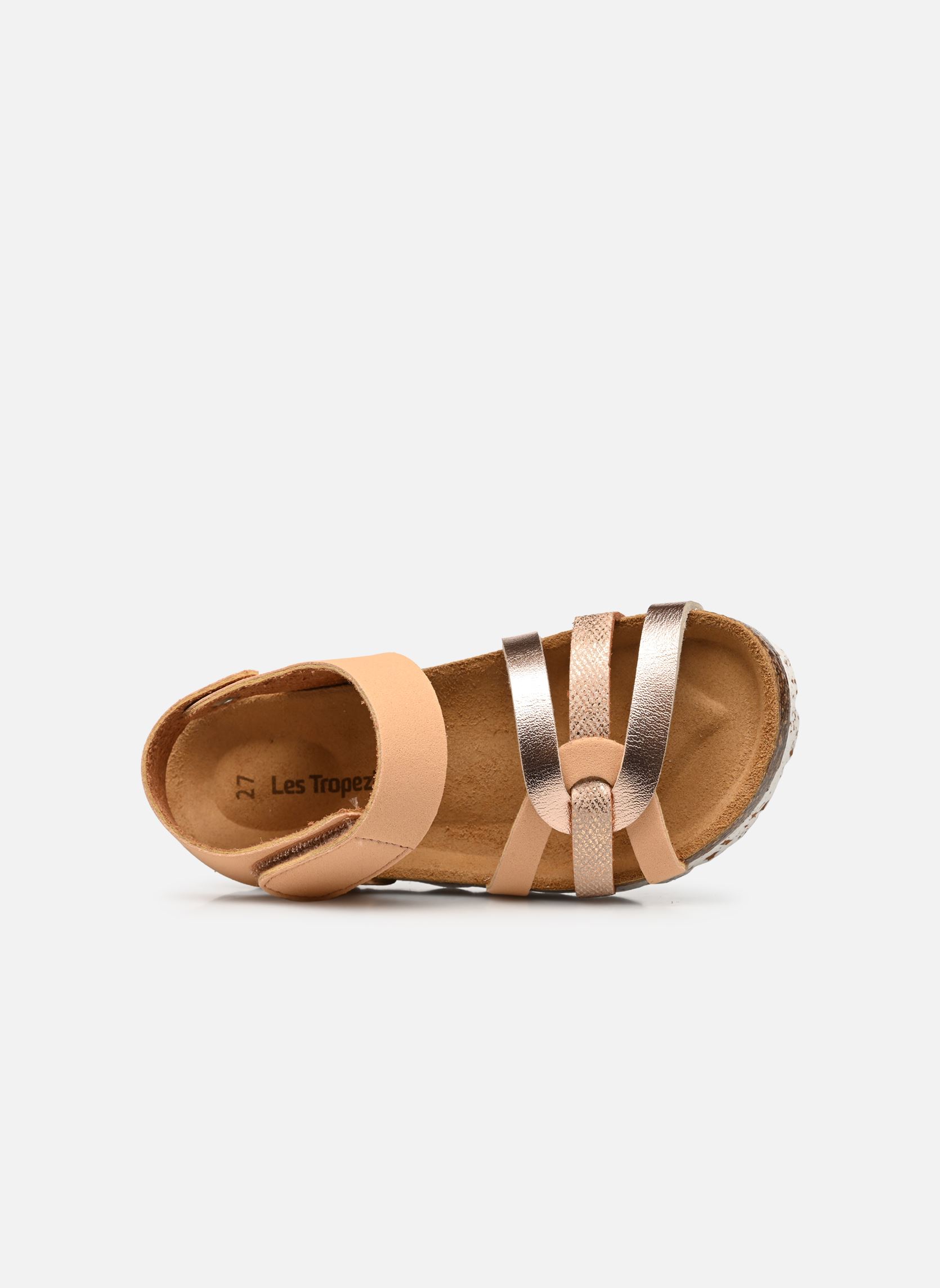 Sandales ZANA fille beige Les Tropéziennes par M Belarbi Sandales ZANA fille beige NUDE/MULTI