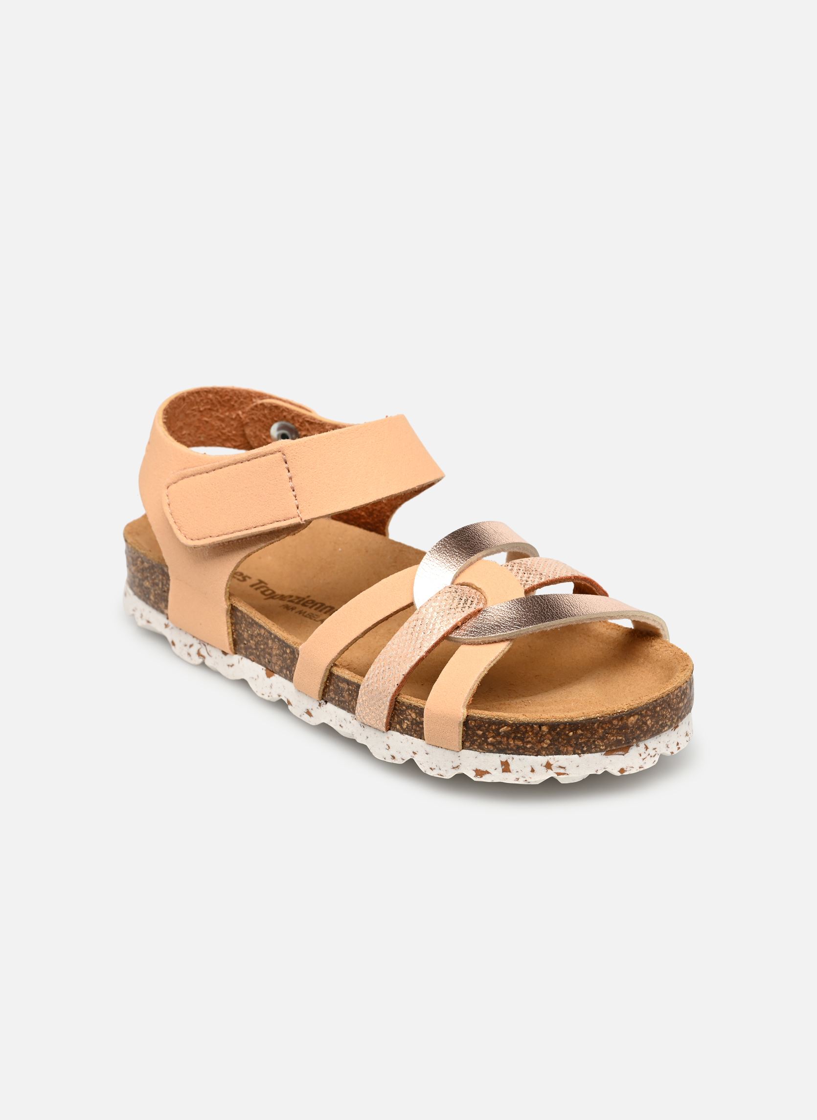 Sandales ZANA fille beige Les Tropéziennes par M Belarbi Sandales ZANA fille beige NUDE/MULTI