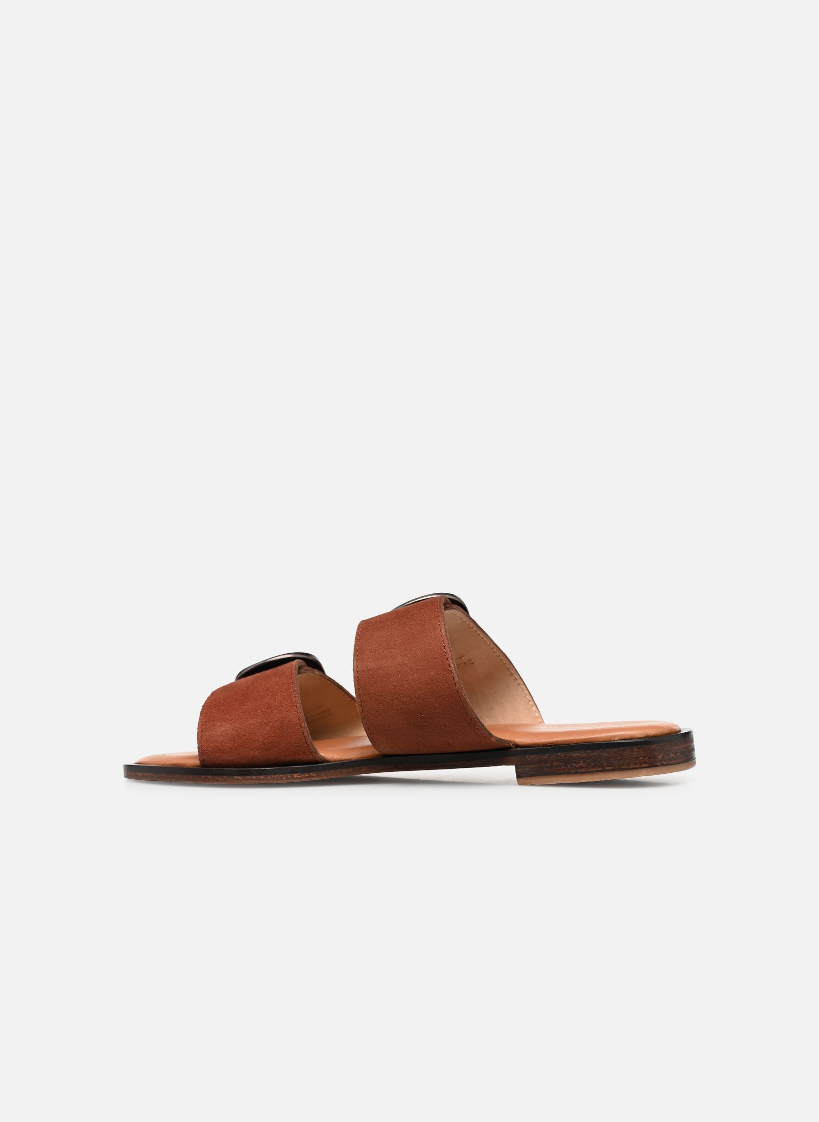 Mules HAZELL femme marron Les Tropéziennes par M Belarbi Mules HAZELL femme marron CANNELLE