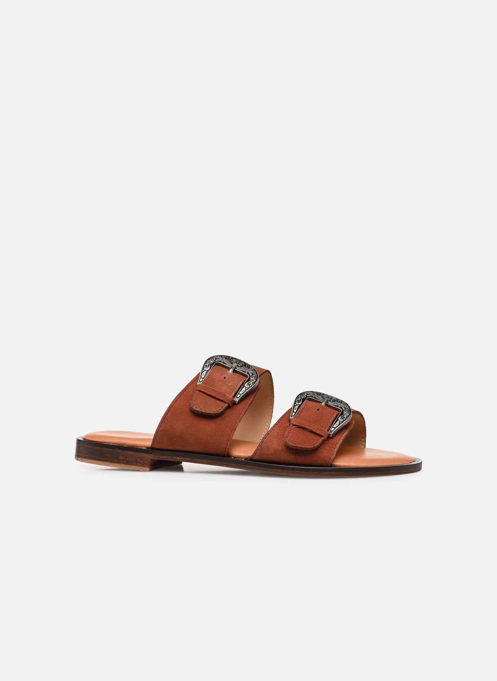 Mules HAZELL femme marron Les Tropéziennes par M Belarbi Mules HAZELL femme marron CANNELLE