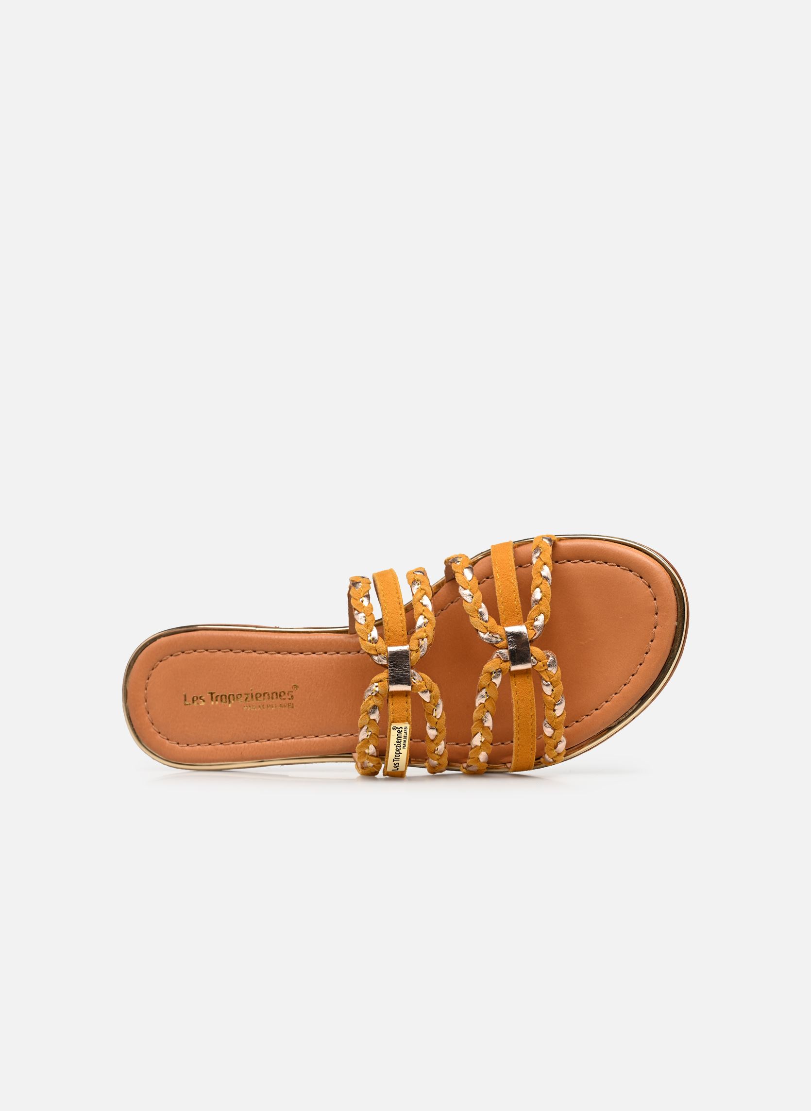 Mules HARIA femme jaune Les Tropéziennes par M Belarbi Mules HARIA femme jaune JAUNE/OR