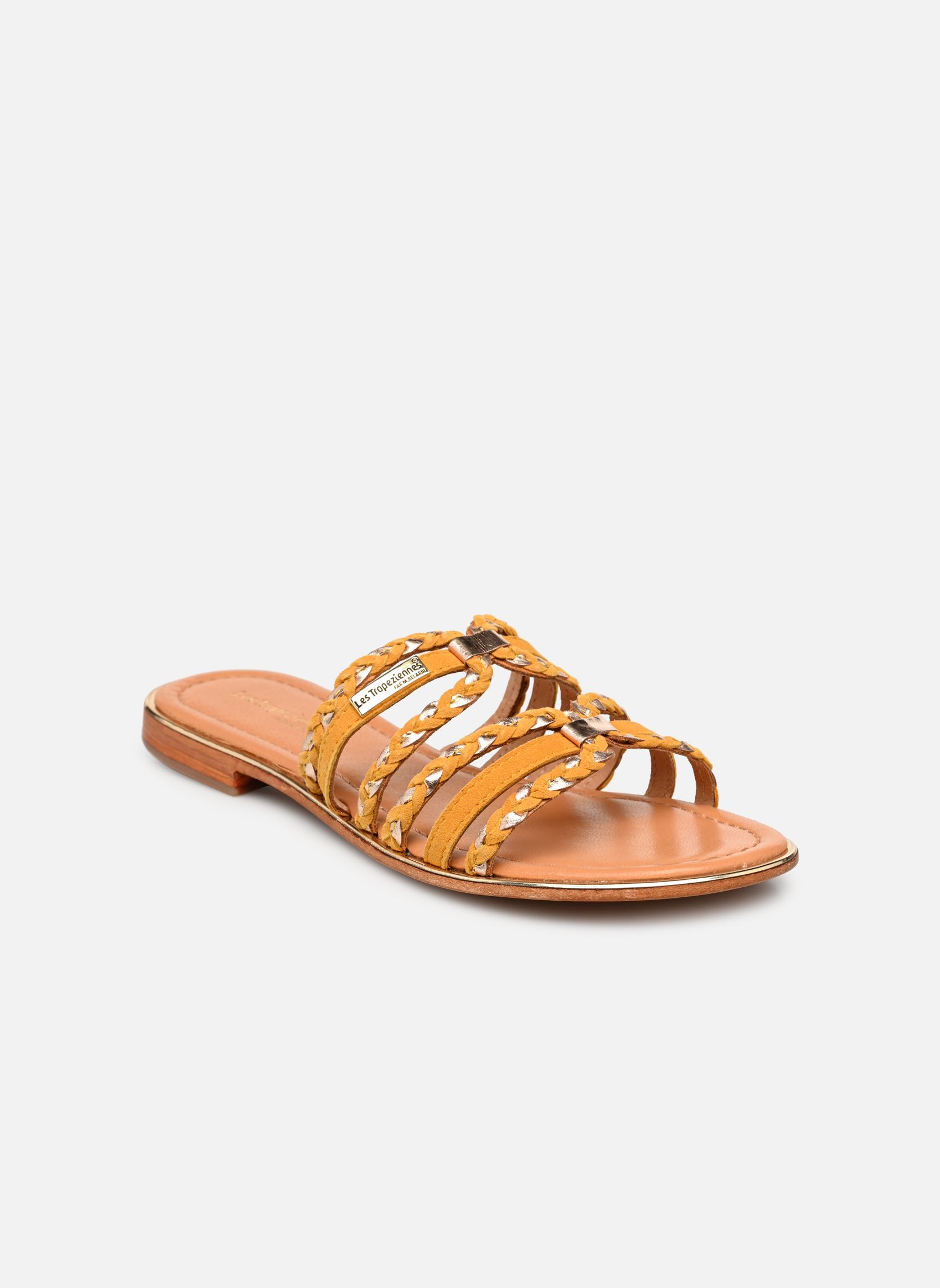 Mules HARIA femme jaune Les Tropéziennes par M Belarbi Mules HARIA femme jaune JAUNE/OR
