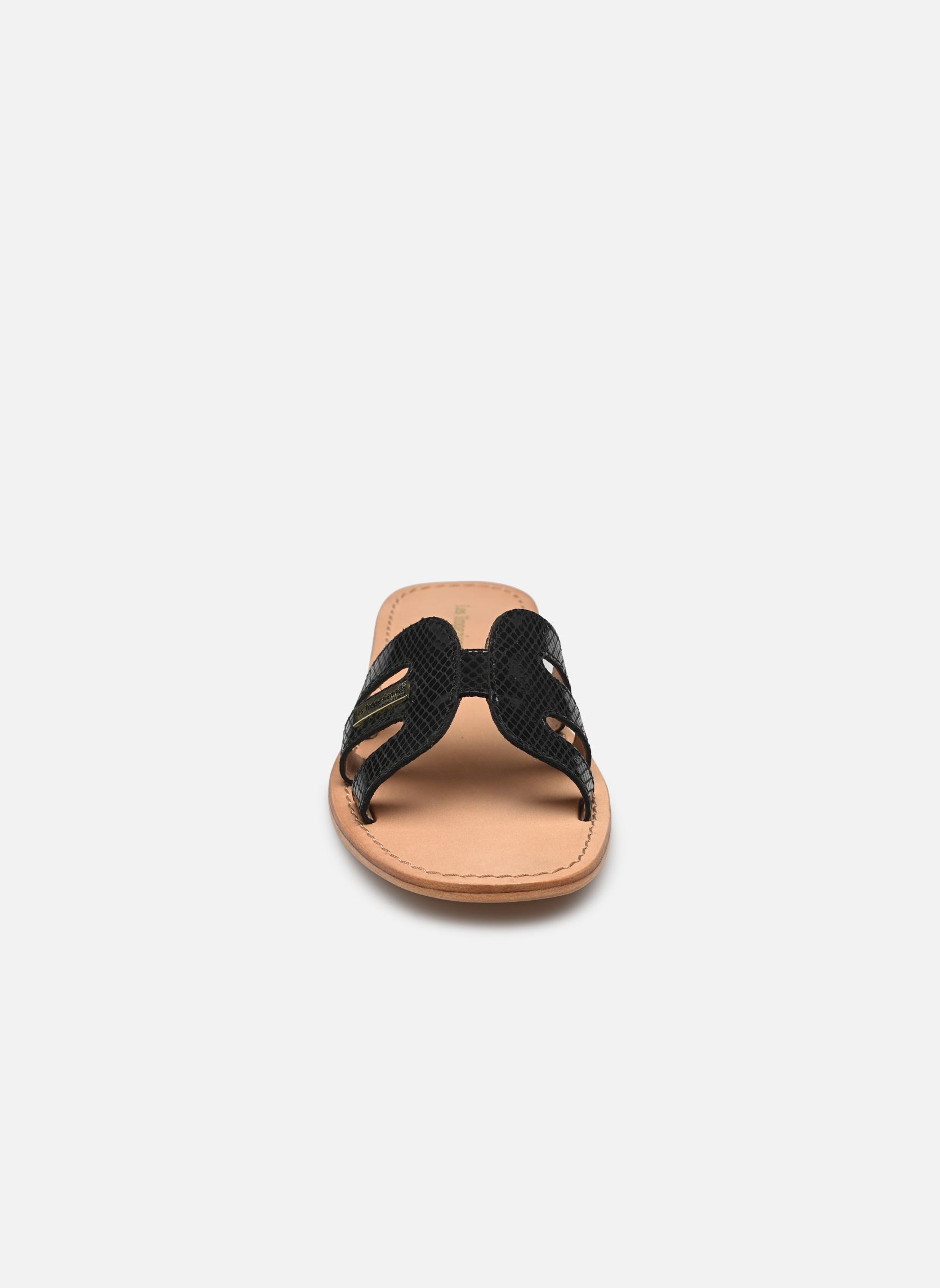 Mules HADAMIA femme noir Les Tropéziennes par M Belarbi Mules HADAMIA femme noir NOIR-SERPENT