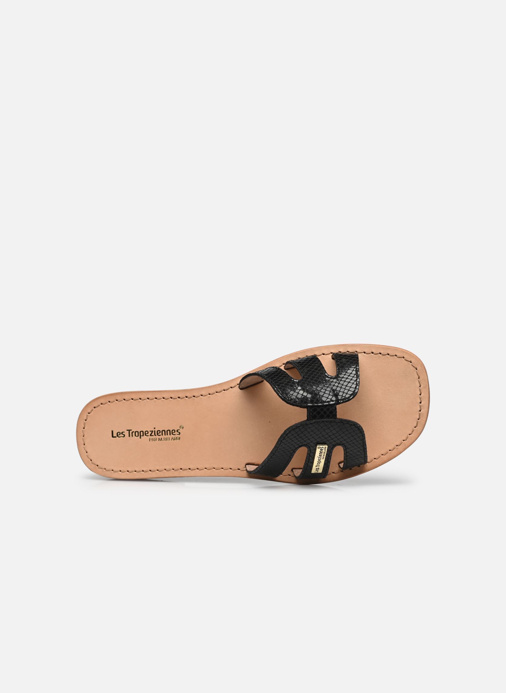 Mules HADAMIA femme noir Les Tropéziennes par M Belarbi Mules HADAMIA femme noir NOIR-SERPENT