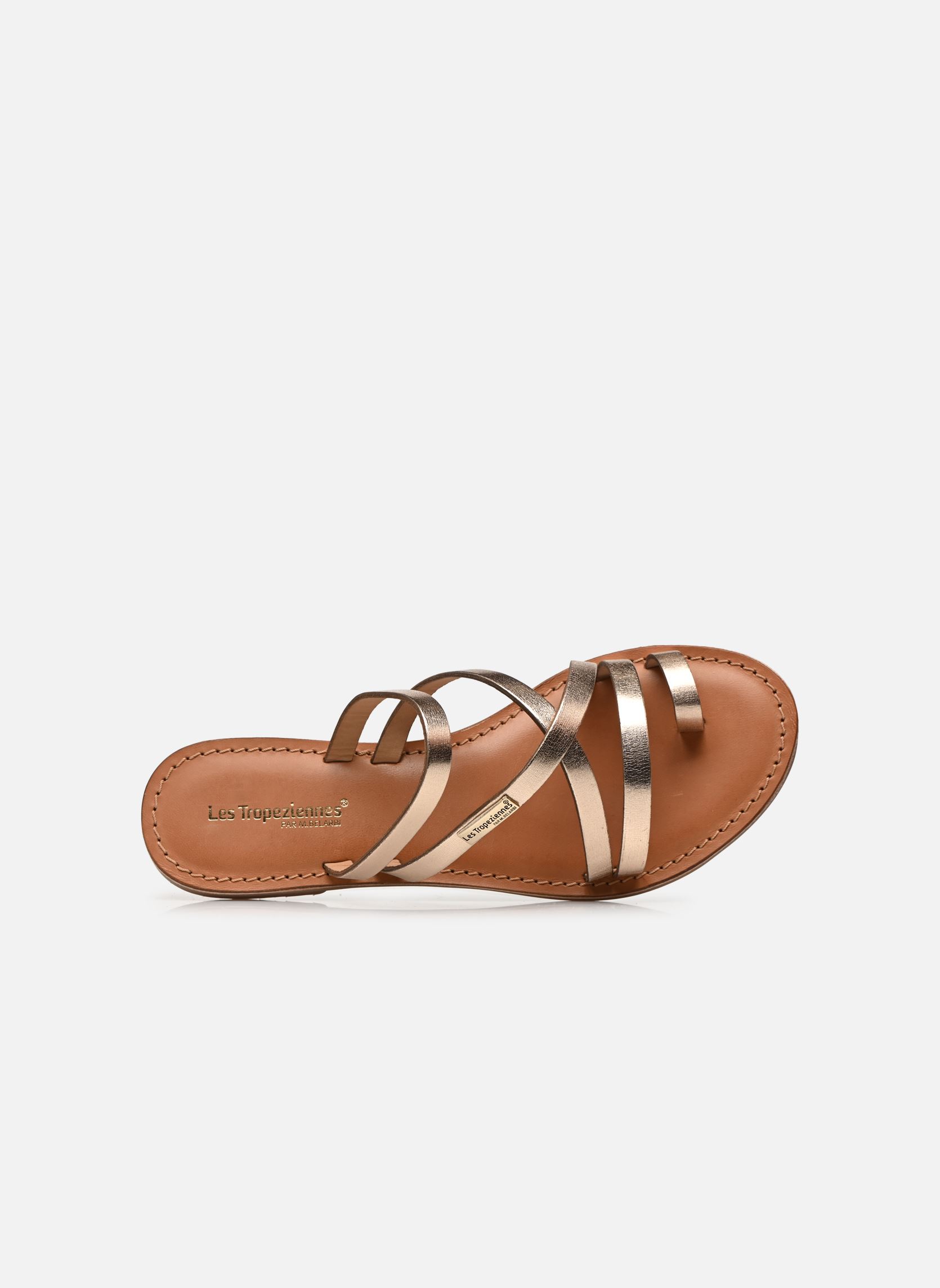 Pantoletten HASTARI damen gold und bronze Les Tropéziennes par M Belarbi Pantoletten HASTARI damen gold und bronze OR