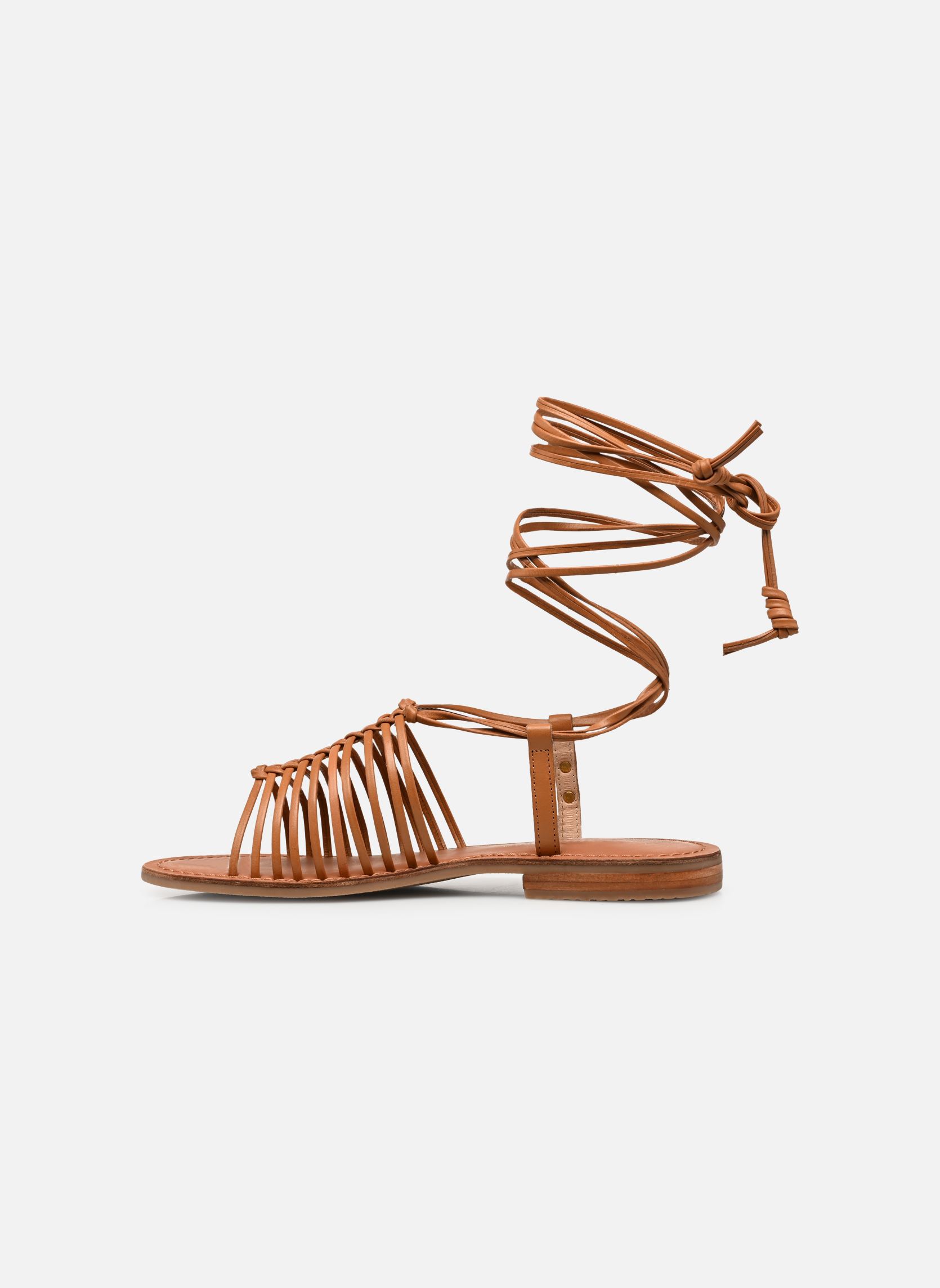 Sandales IDYLLE femme marron Les Tropéziennes par M Belarbi Sandales IDYLLE femme marron MIEL