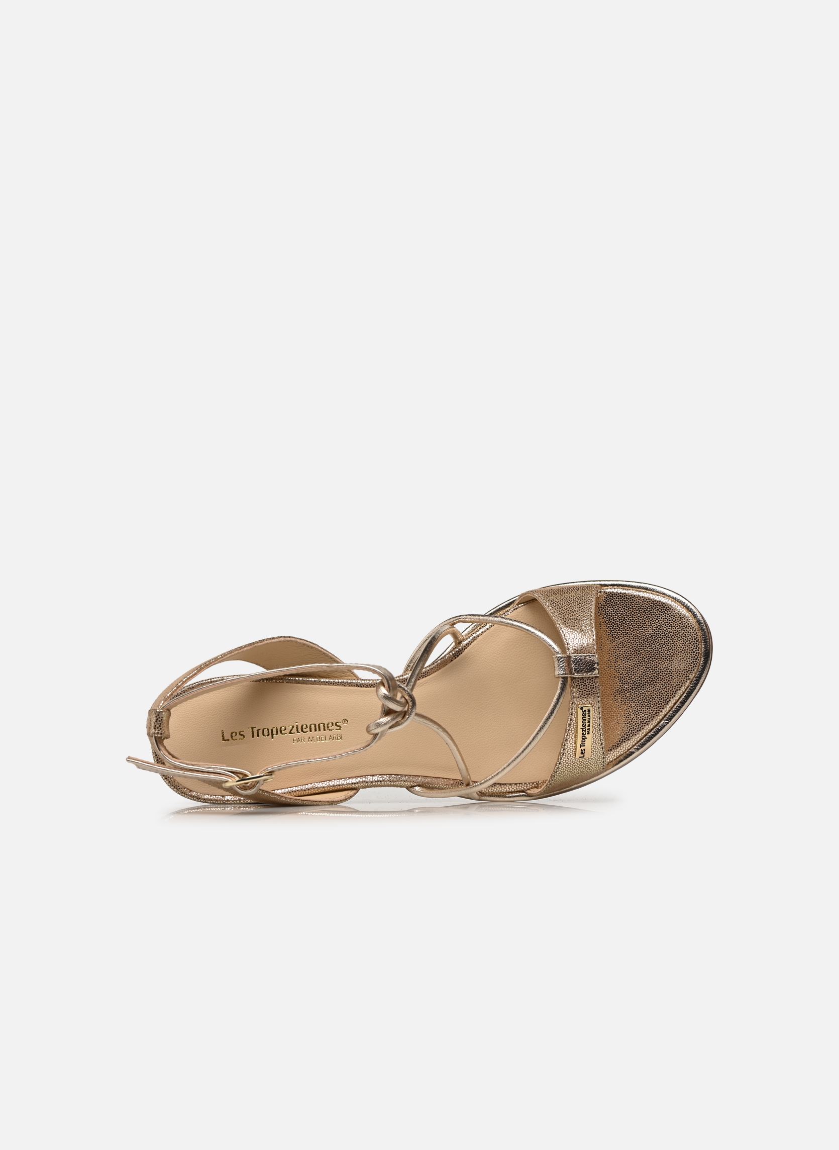 Sandalen LILONBUC dames goud en brons Les Tropéziennes par M Belarbi Sandalen LILONBUC dames goud en brons BEIGE IRISE