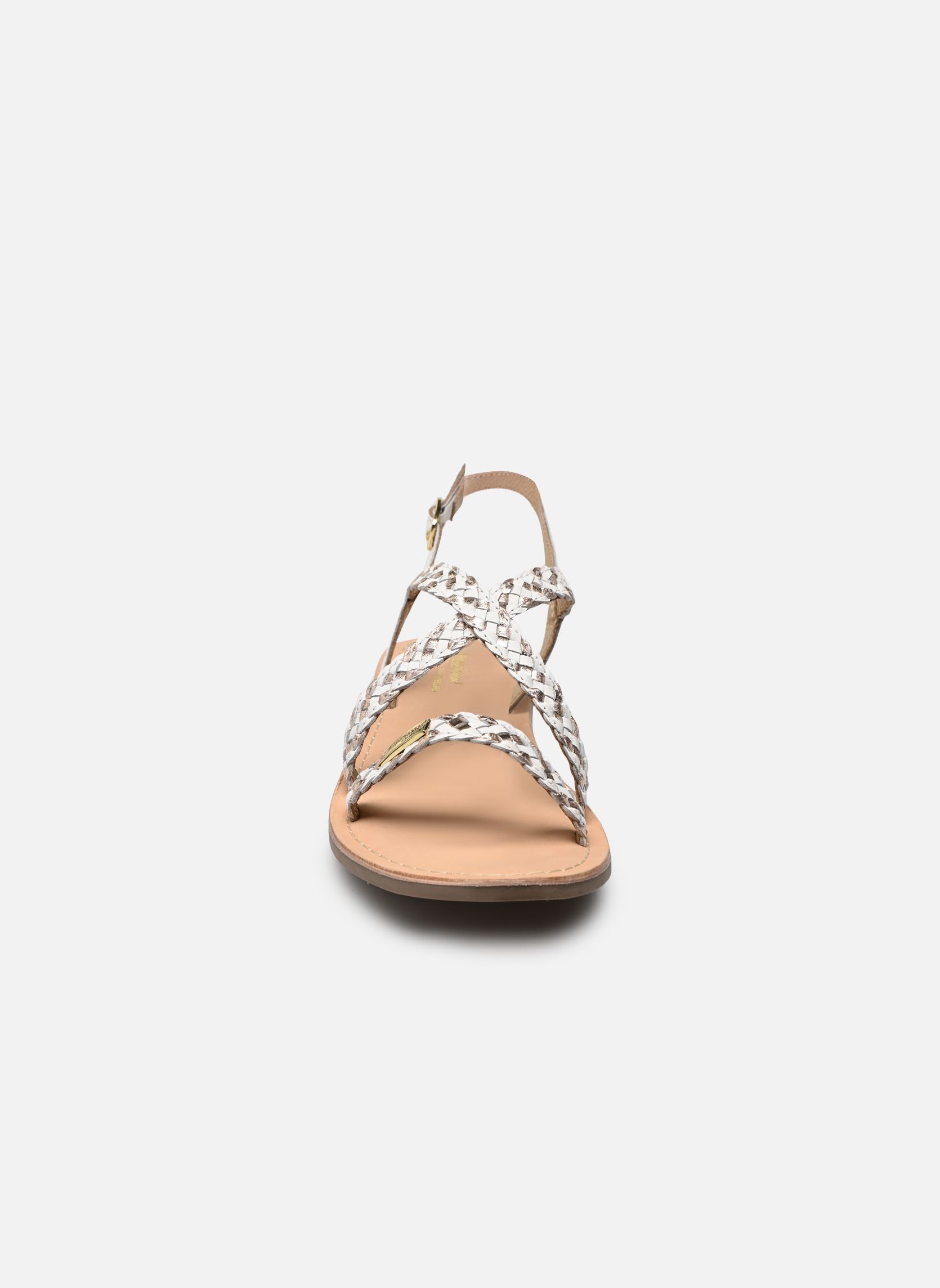 Sandales DIAMS femme blanc Les Tropéziennes par M Belarbi Sandales DIAMS femme blanc BLANC/OR