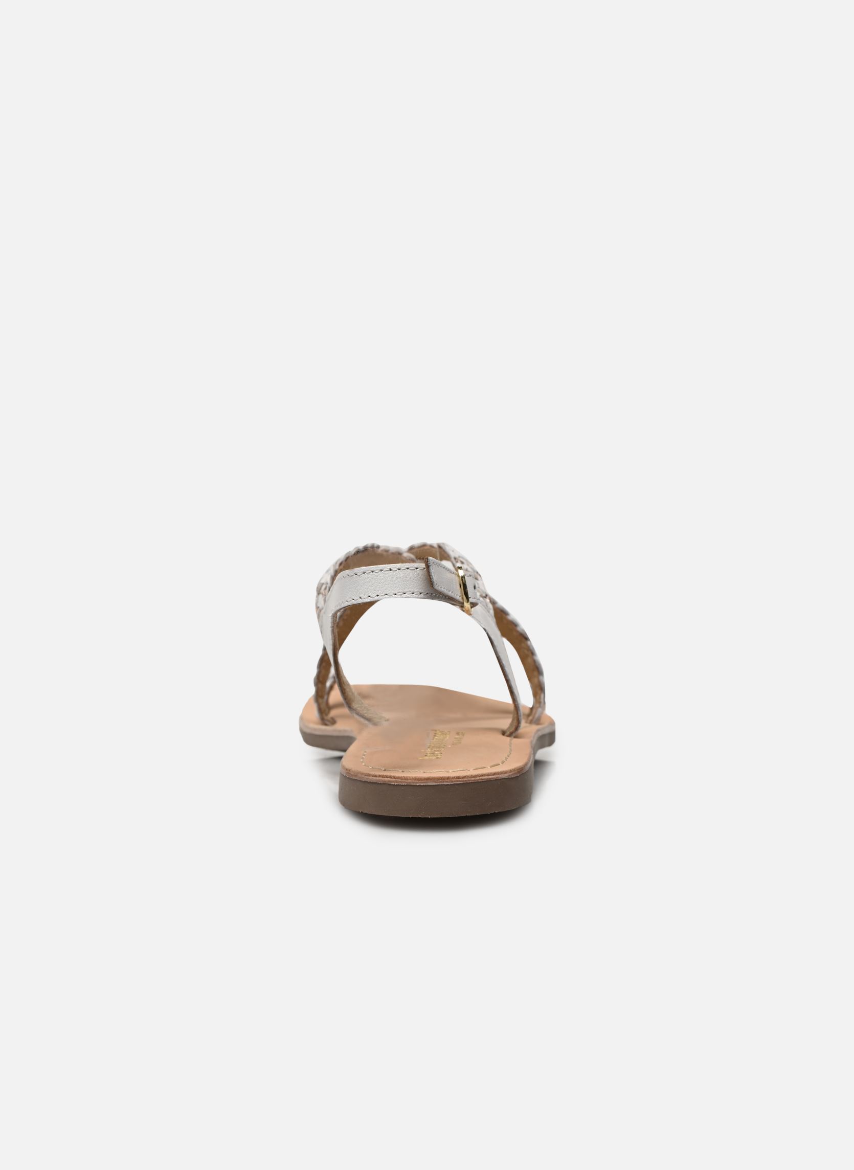 Sandales DIAMS femme blanc Les Tropéziennes par M Belarbi Sandales DIAMS femme blanc BLANC/OR