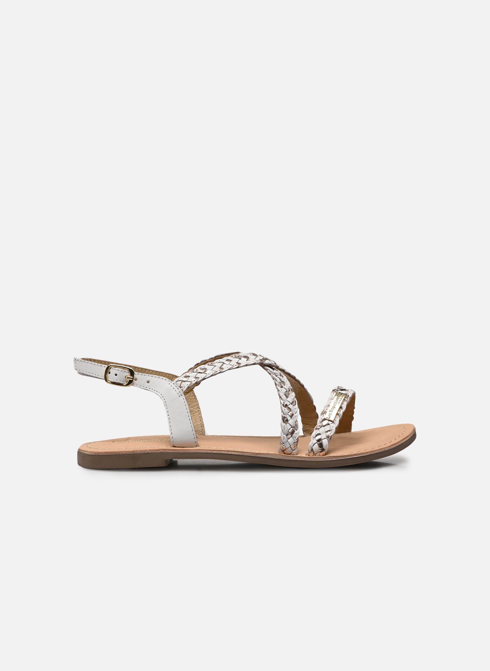 Sandales DIAMS femme blanc Les Tropéziennes par M Belarbi Sandales DIAMS femme blanc BLANC/OR