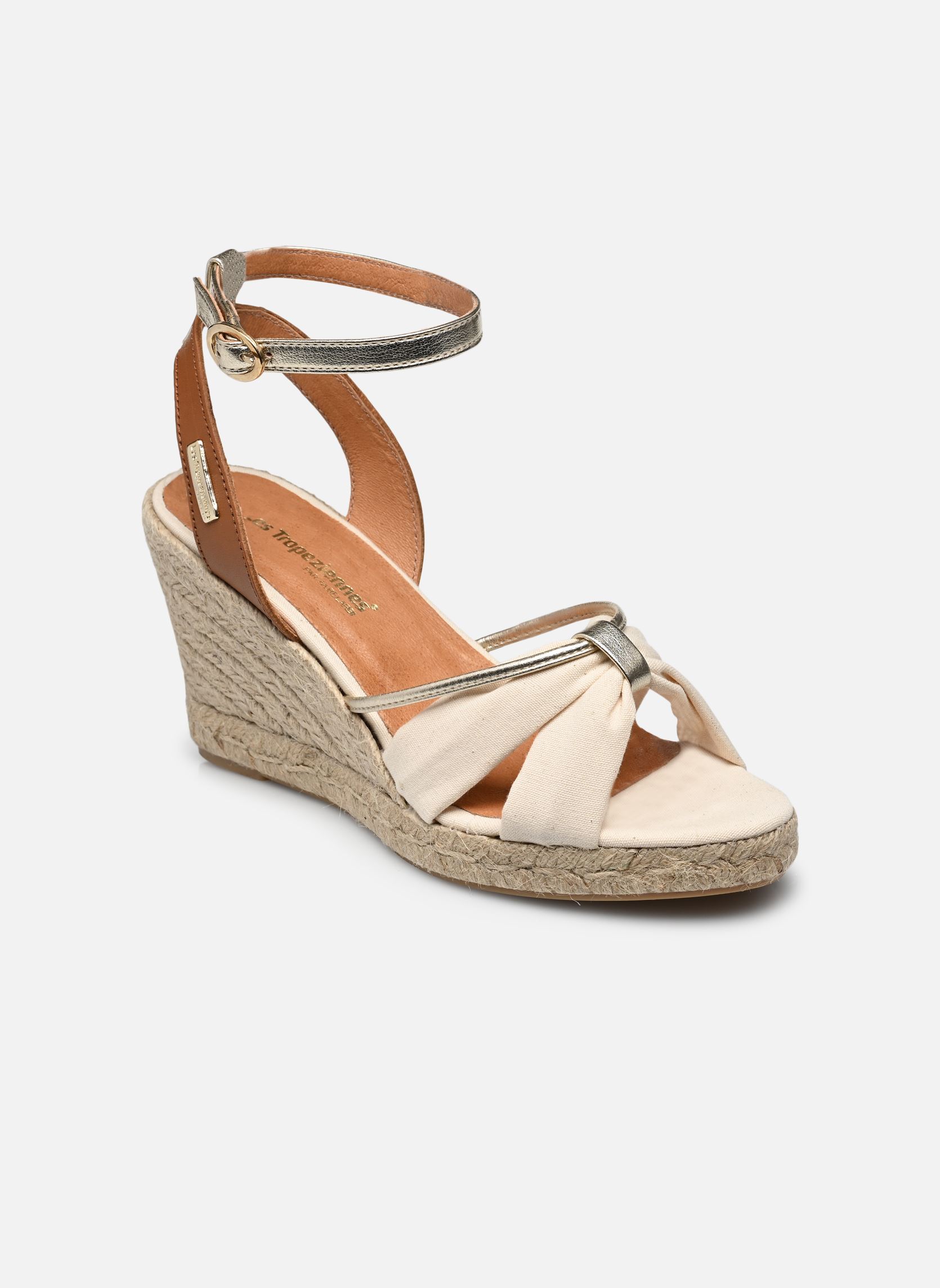 Sandali con zeppa e plateau BLONDEL donna beige Les Tropéziennes par M Belarbi Sandali con zeppa e plateau BLONDEL donna beige BEIGE