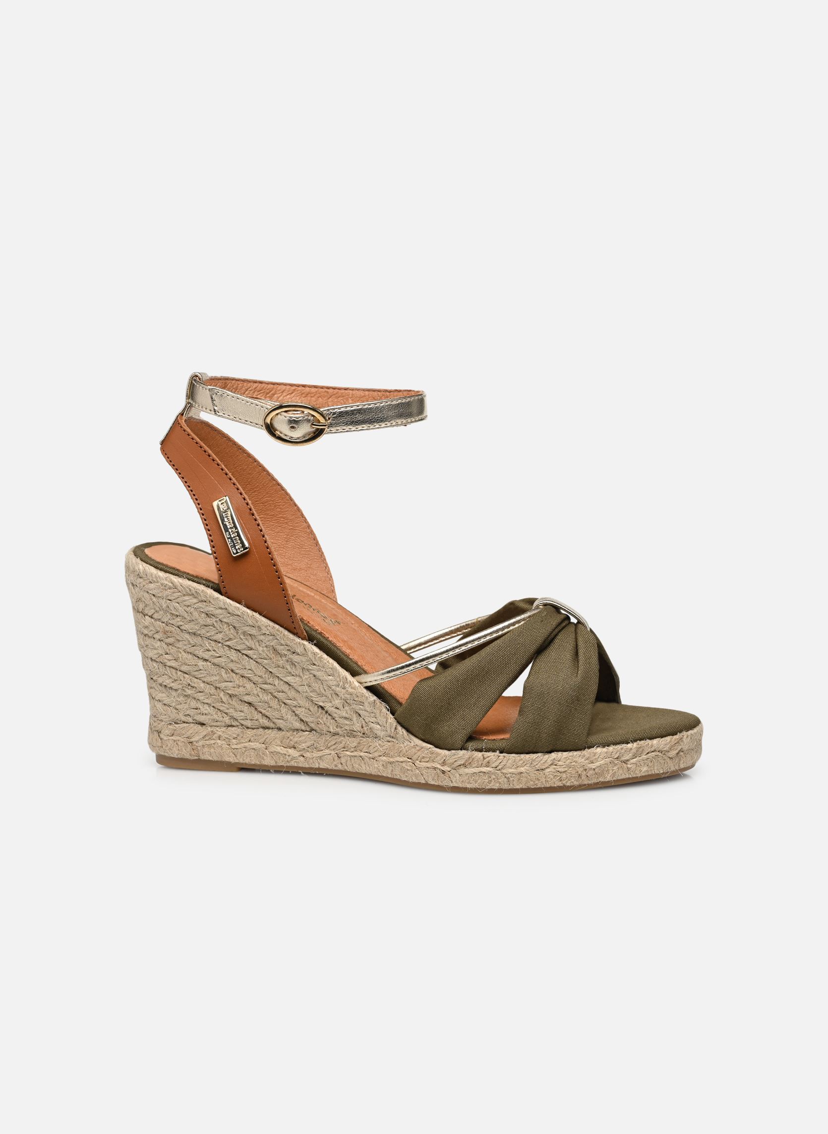 Sandales compensées et plateformes BLONDEL femme vert Les Tropéziennes par M Belarbi Sandales compensées et plateformes BLONDEL femme vert KAKI