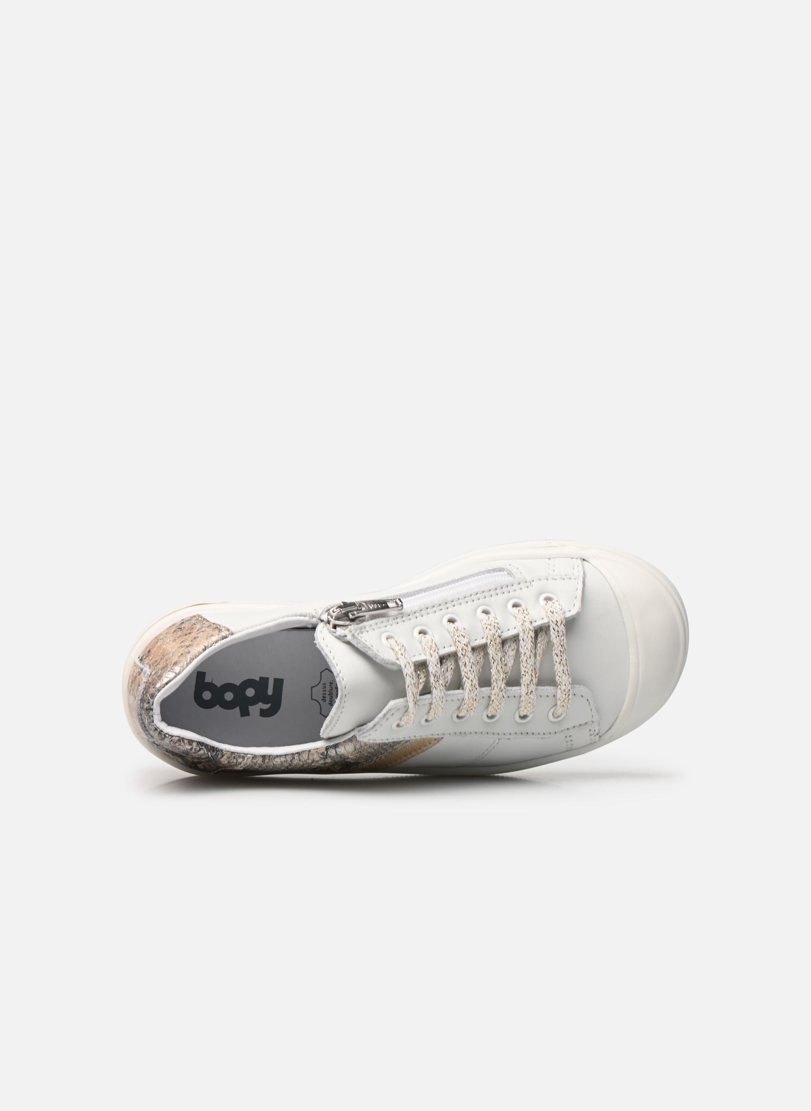 Baskets basses Scoobi fille blanc Bopy Baskets basses Scoobi fille blanc BLANC REPTILE