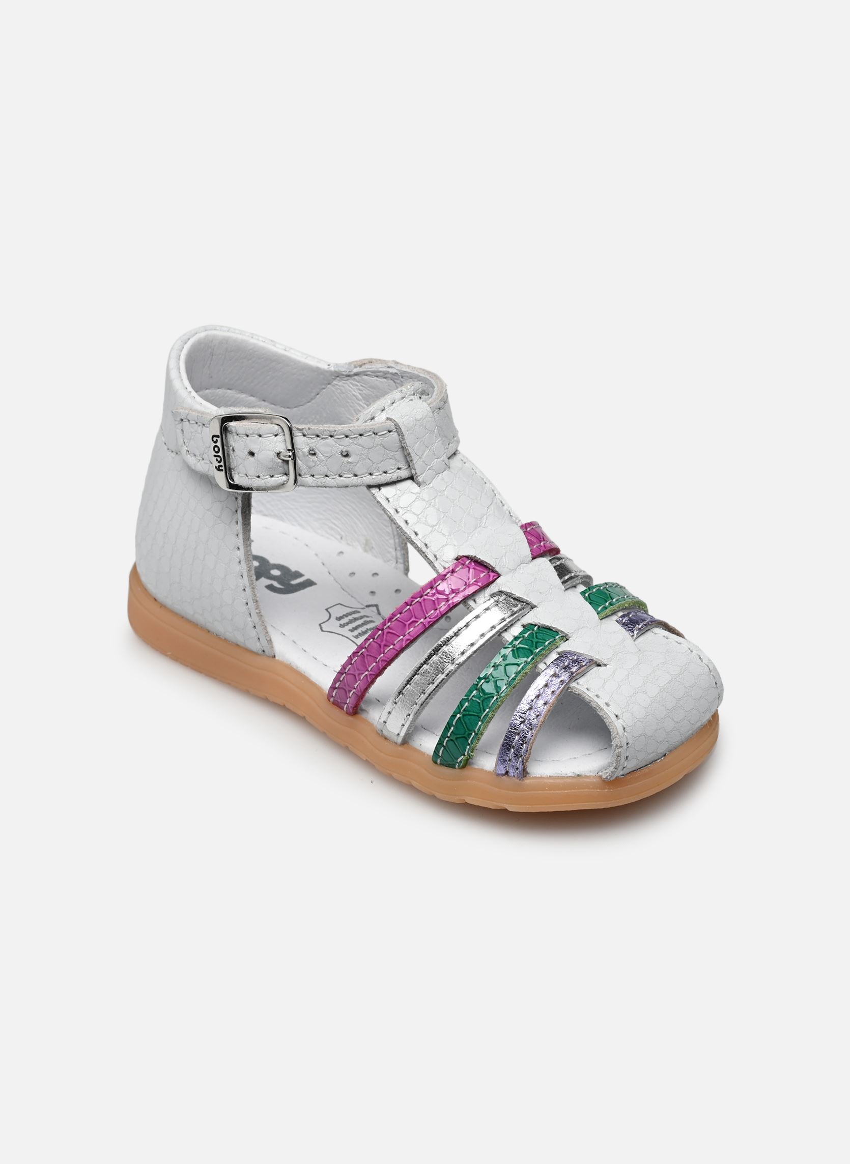 Sandalen Ritola mädchen weiß Bopy Sandalen Ritola mädchen weiß BLANC MULTICO