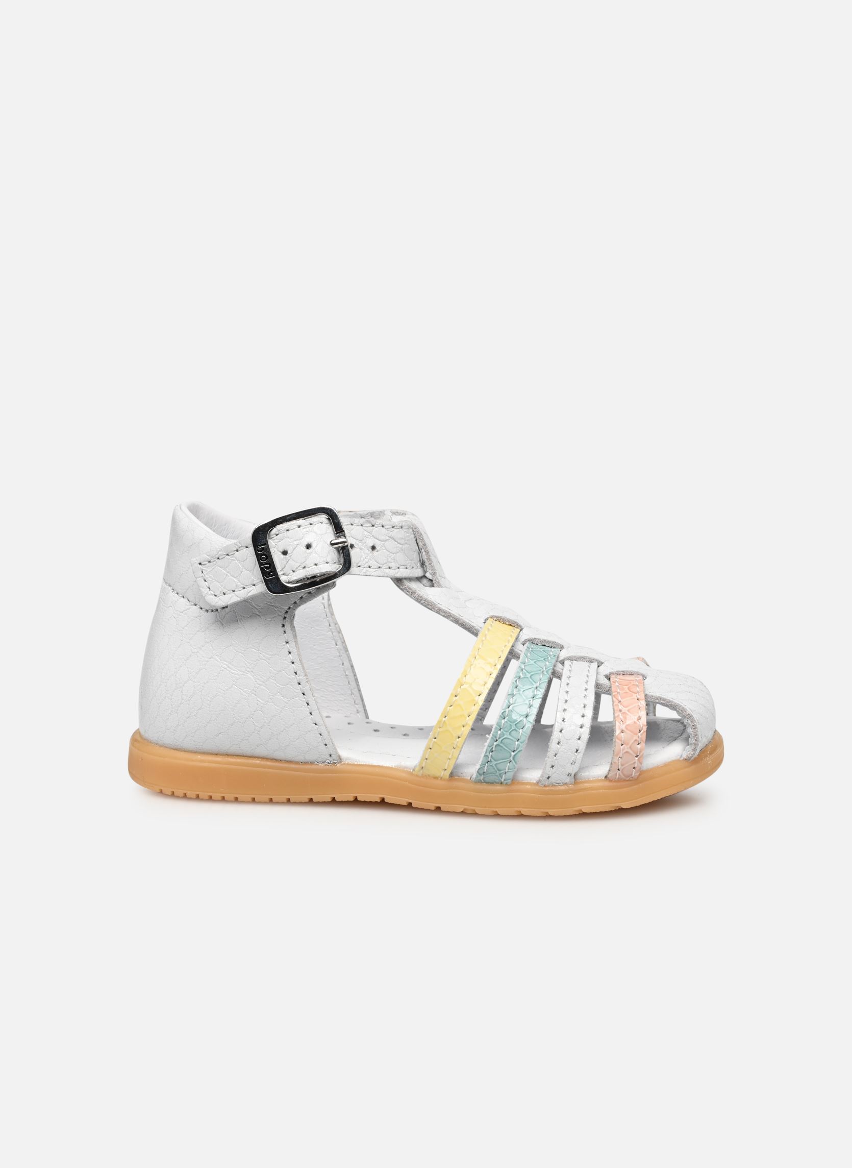 Sandales Ritola fille blanc Bopy Sandales Ritola fille blanc BLANC/ MULTI PASTEL