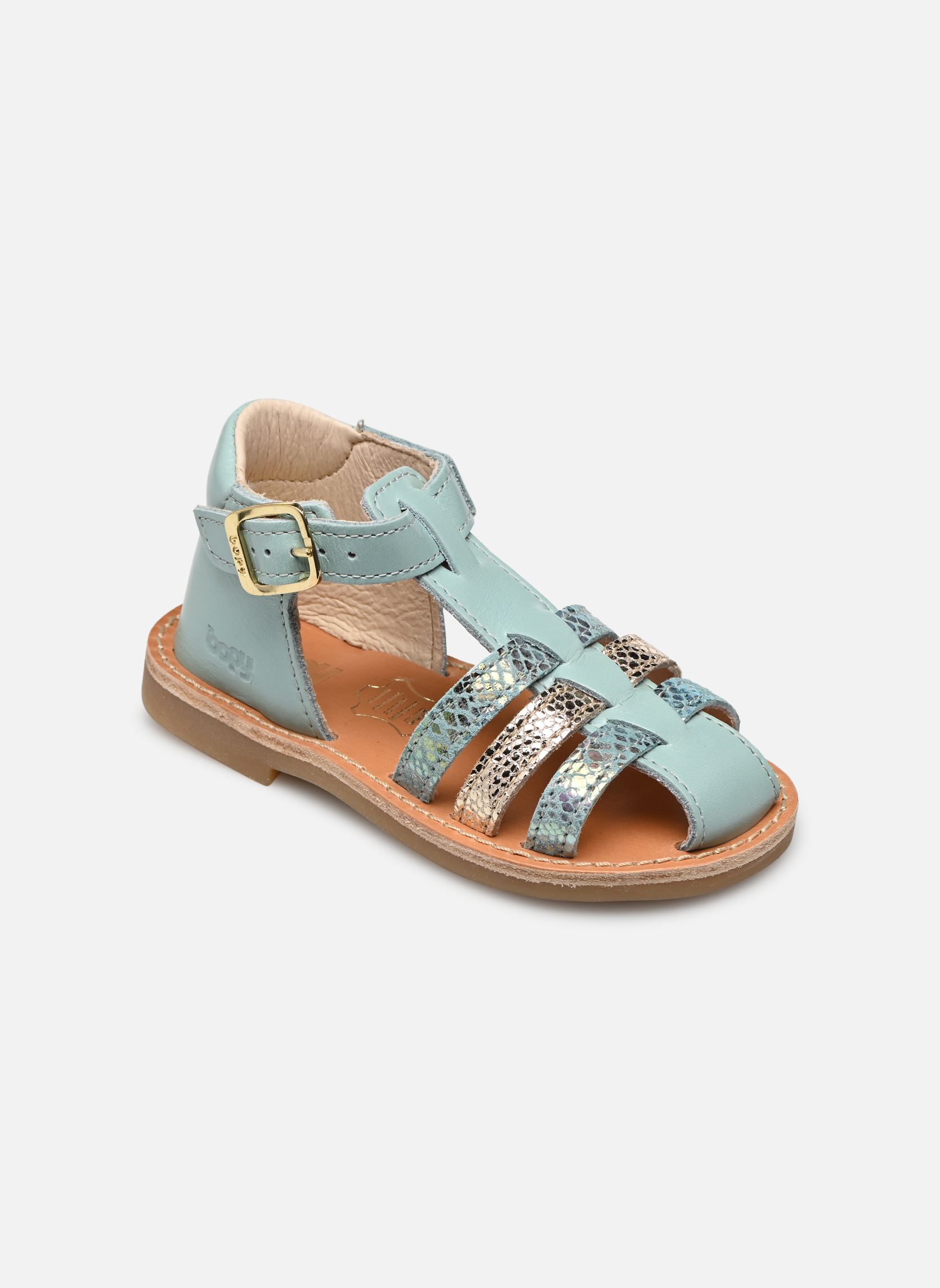 Sandalen Rista mädchen grün Bopy Sandalen Rista mädchen grün VERT D'EAU