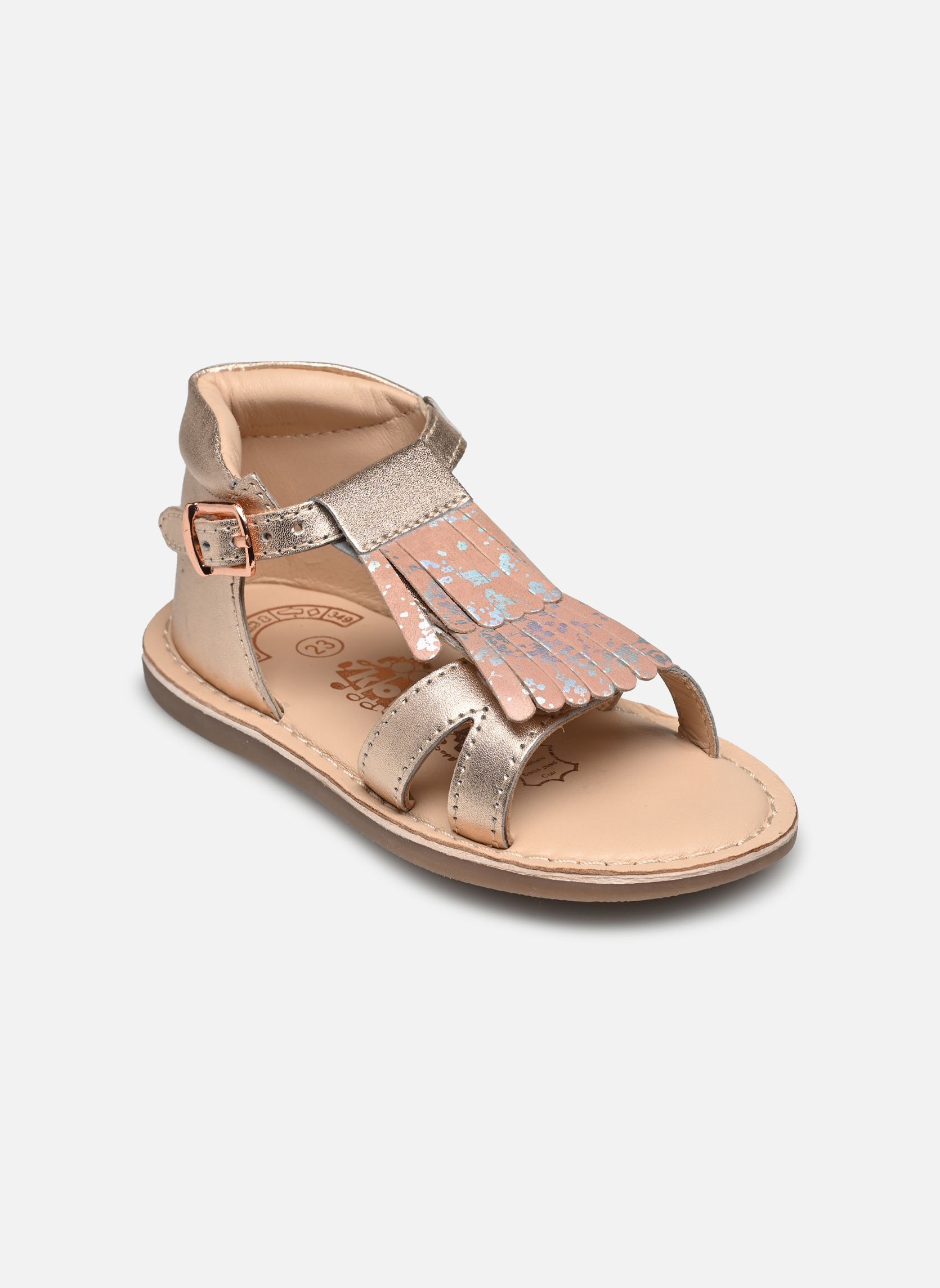 Sandali Frankline Kouki bambina oro e bronzo Bopy Sandali Frankline Kouki bambina oro e bronzo PÊCHE