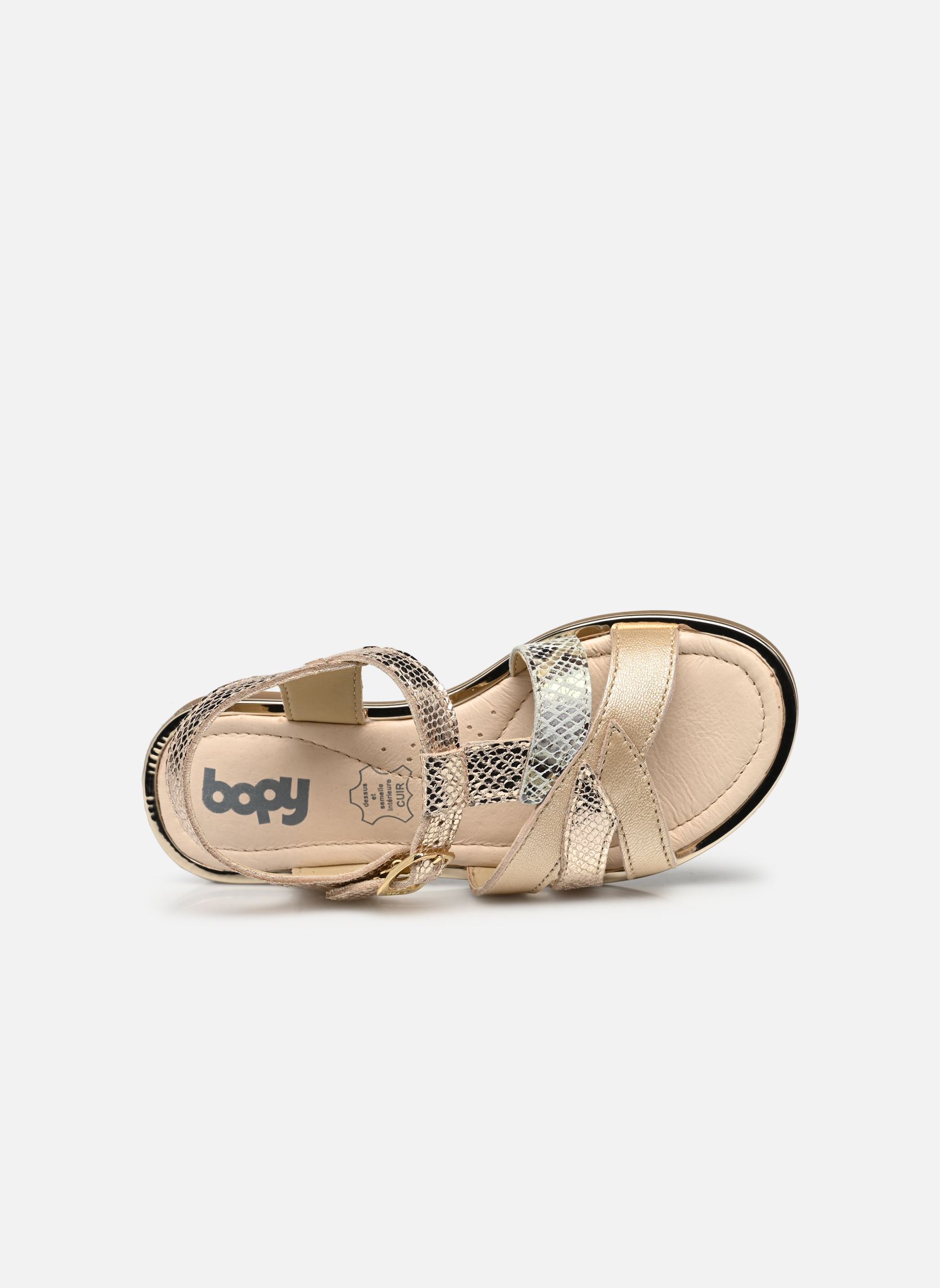 Sandales Eparma fille or et bronze Bopy Sandales Eparma fille or et bronze OR
