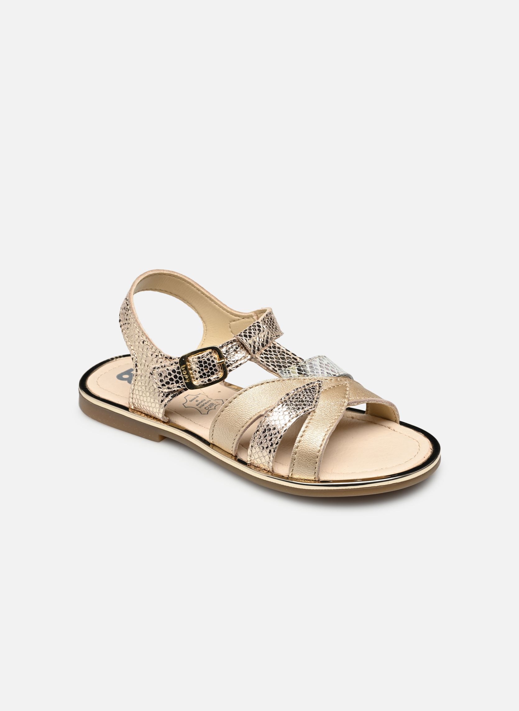 Sandales Eparma fille or et bronze Bopy Sandales Eparma fille or et bronze OR