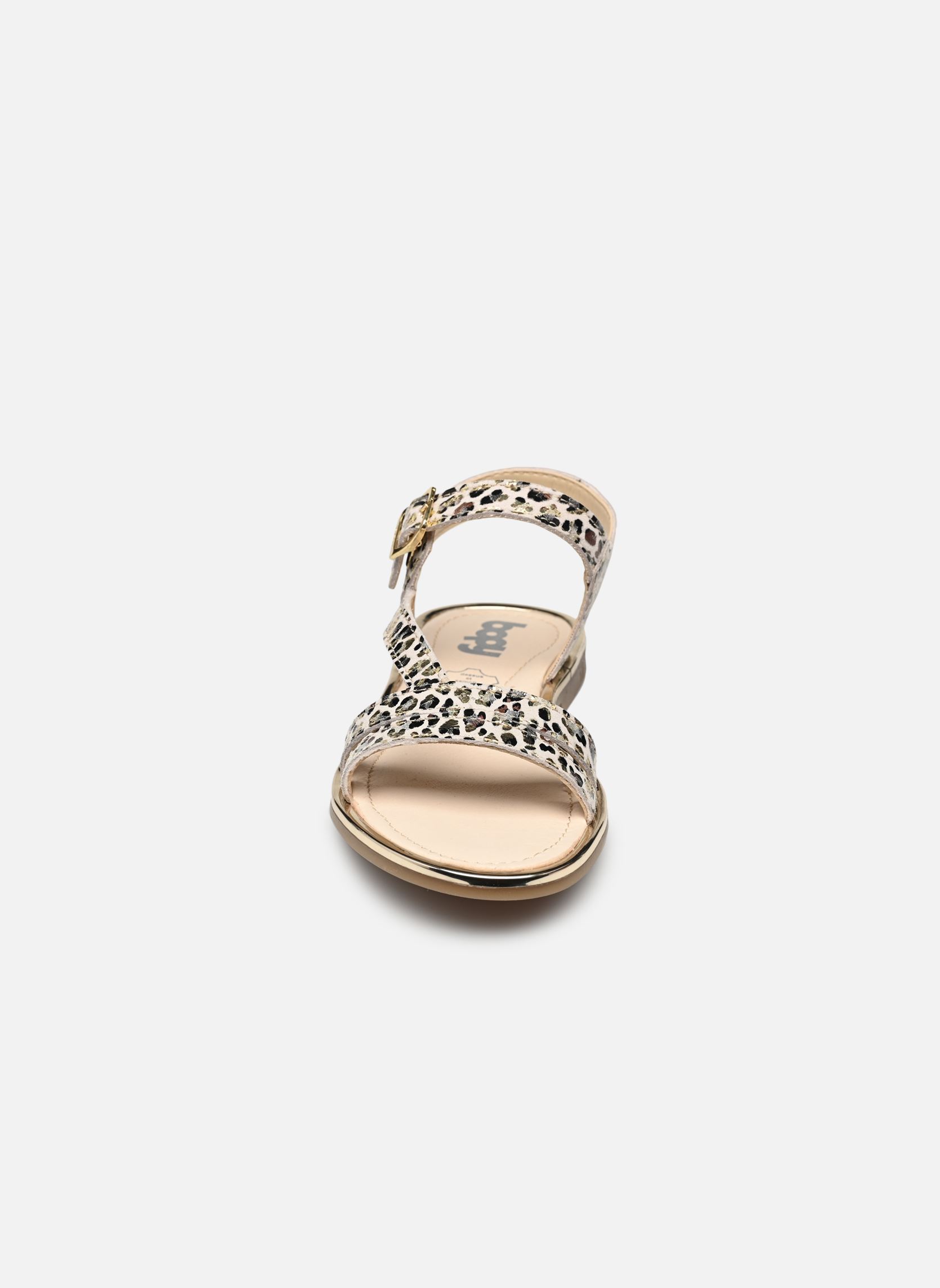 Sandales Efrika fille or et bronze Bopy Sandales Efrika fille or et bronze OR LEOPARD
