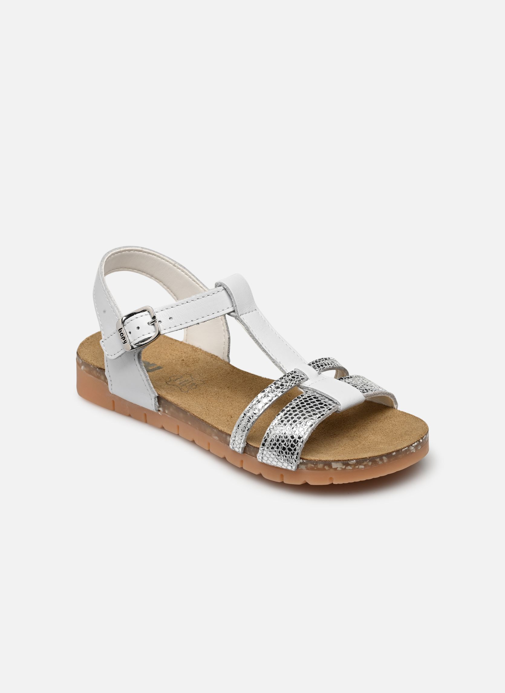 Sandales Ecorda fille blanc Bopy Sandales Ecorda fille blanc BLANC