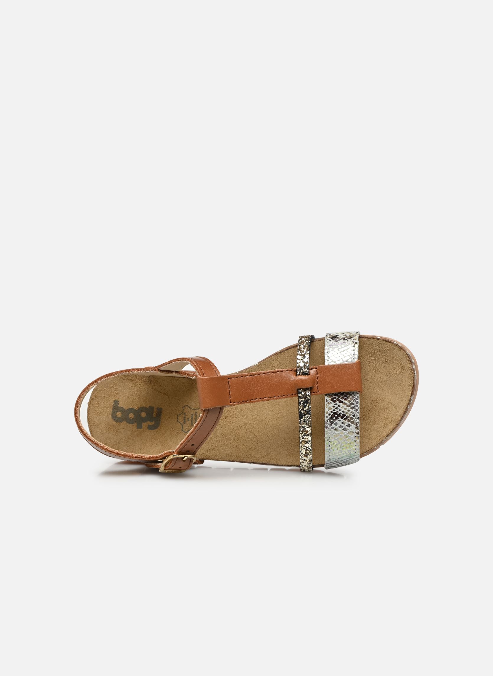 Sandales Ebrille fille marron Bopy Sandales Ebrille fille marron CARAMEL
