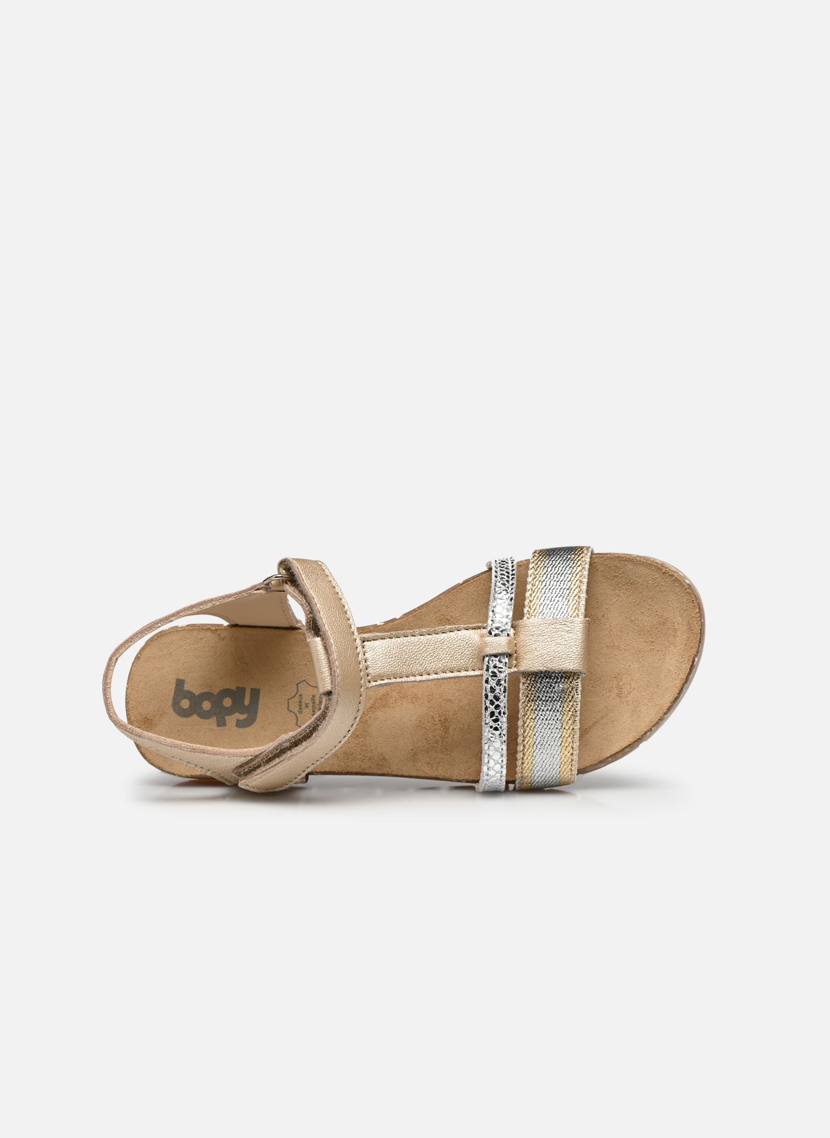 Sandales Eforta fille or et bronze Bopy Sandales Eforta fille or et bronze OR