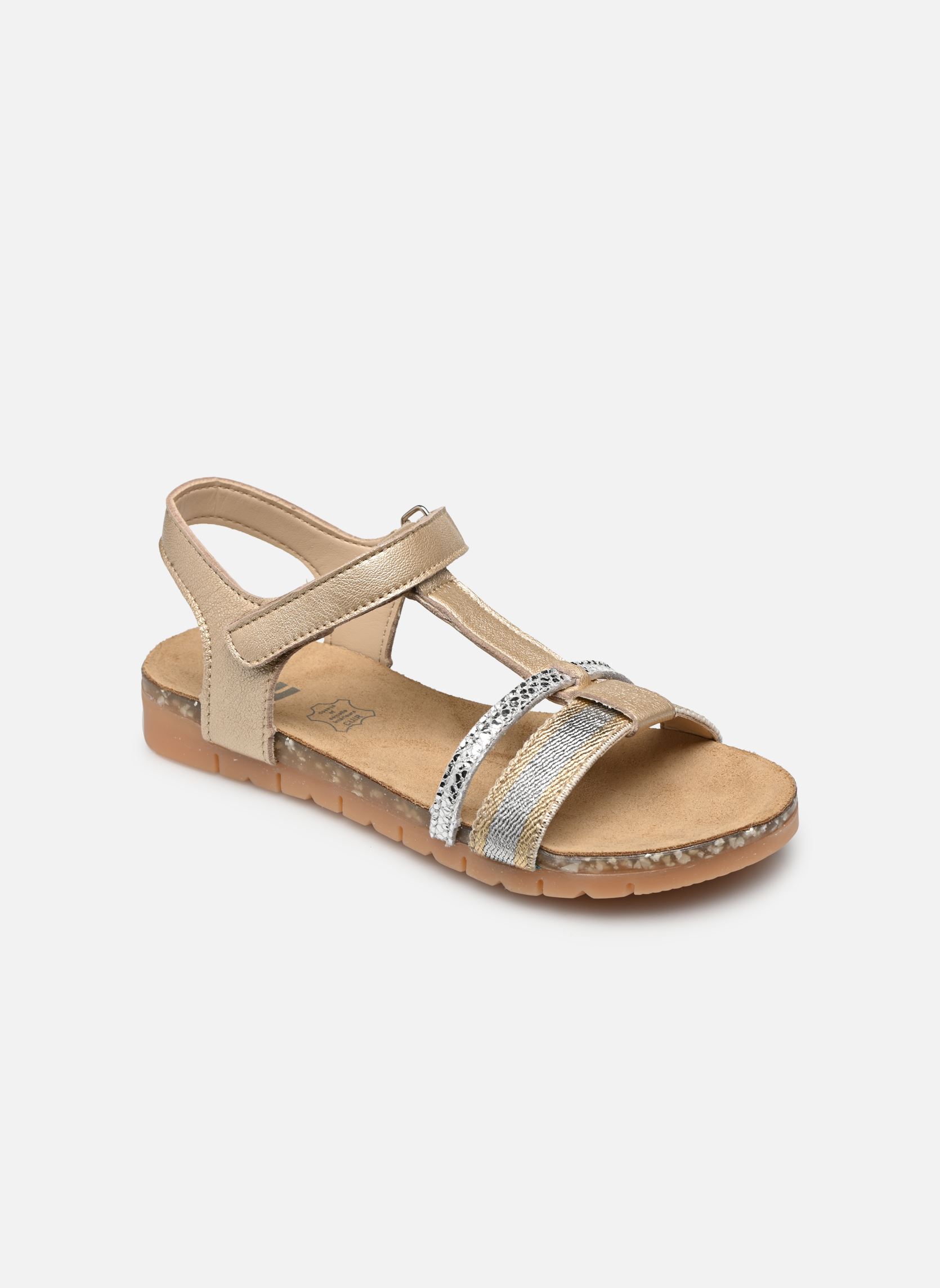 Sandales Eforta fille or et bronze Bopy Sandales Eforta fille or et bronze OR