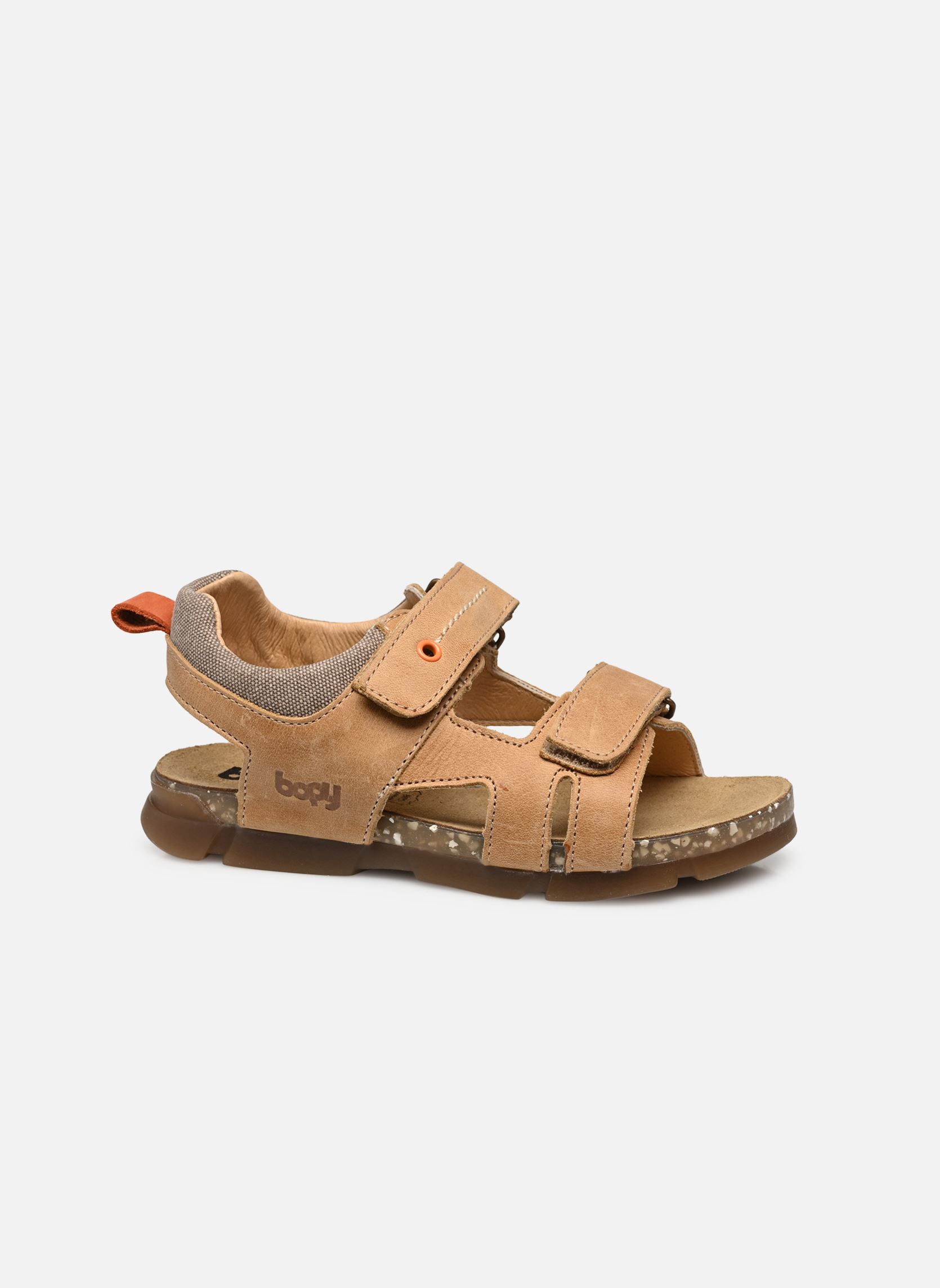 Sandales Epatou garçon marron Bopy Sandales Epatou garçon marron CARAMEL